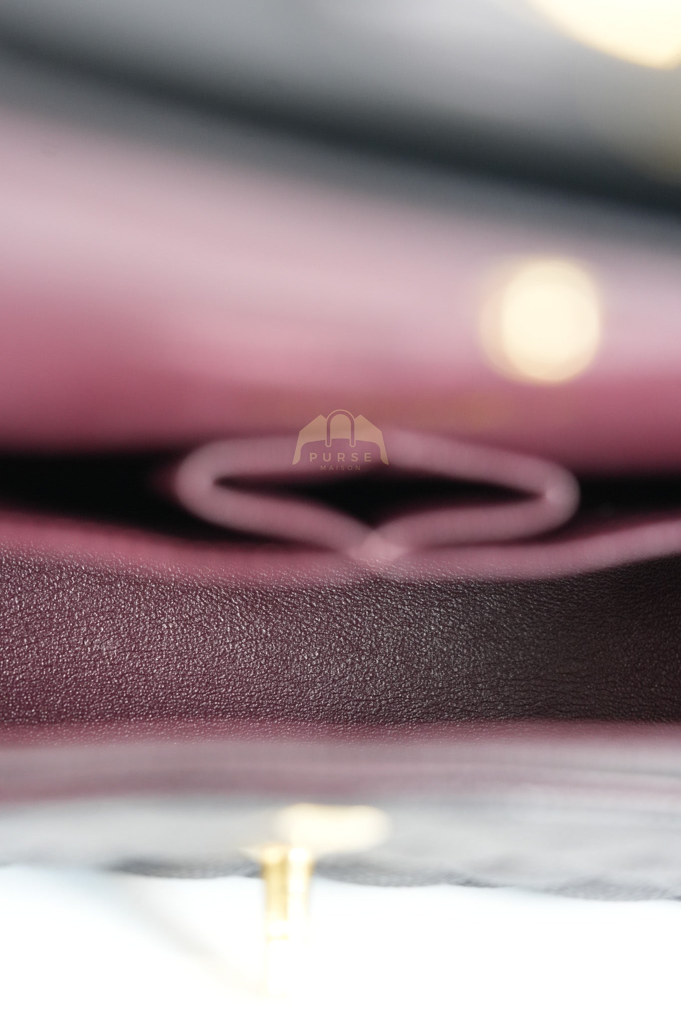 Classic Double Flap Medium in Black Quilted Caviar Leather and Gold Hardware Series 28 | Purse Maison Luxury Bags Shop