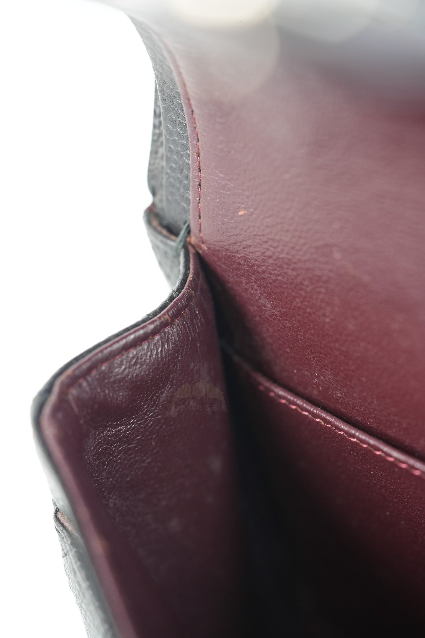 Classic Double Flap Medium in Black Quilted Caviar Leather and Silver Hardware Series 17 | Purse Maison Luxury Bags Shop