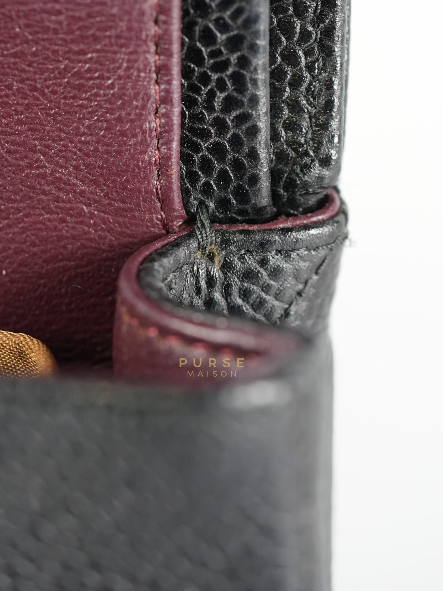 Classic Double Flap Medium in Black Quilted Caviar Leather & Gold Hardware Series 25 | Purse Maison Luxury Bags Shop