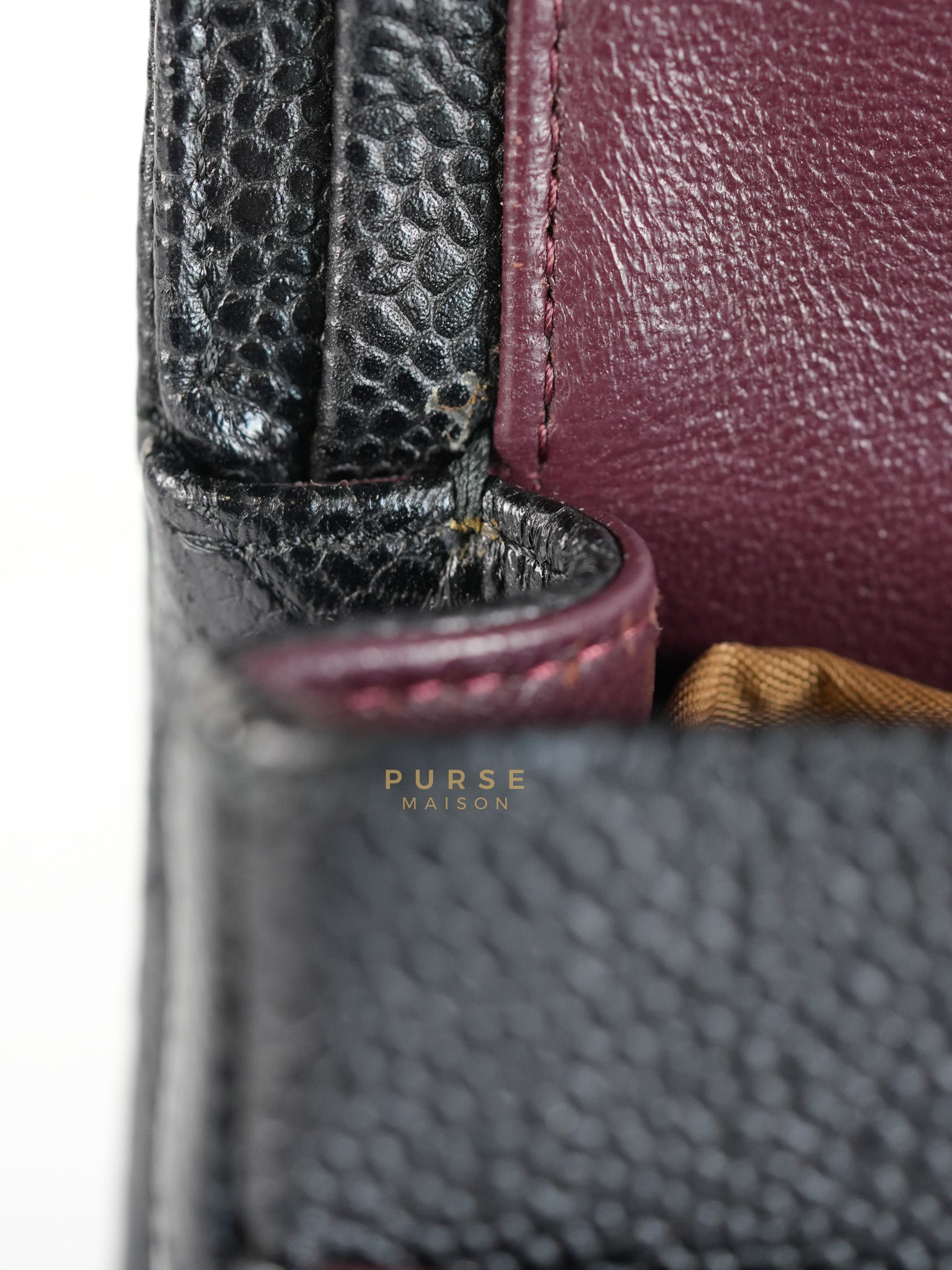Classic Double Flap Medium in Black Quilted Caviar Leather & Gold Hardware Series 25 | Purse Maison Luxury Bags Shop