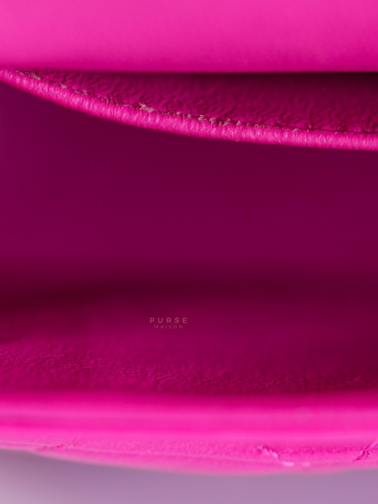 Classic Double Flap Medium in Hot Pink Lambskin Leather Silver Hardware Series 19 | Purse Maison Luxury Bags Shop