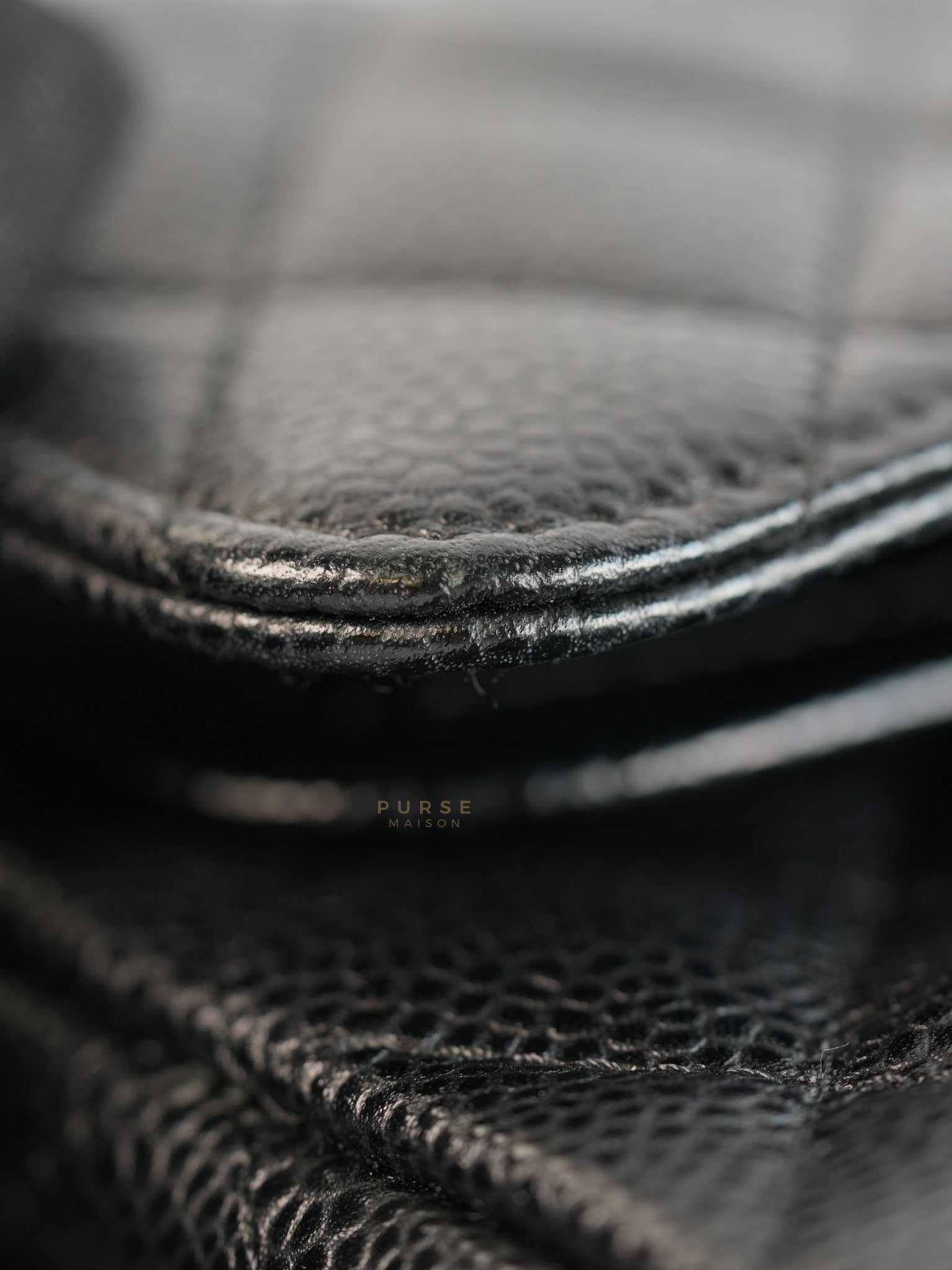 Classic Double Flap Medium Quilted Caviar Leather and Gold Hardware Series 25 | Purse Maison Luxury Bags Shop