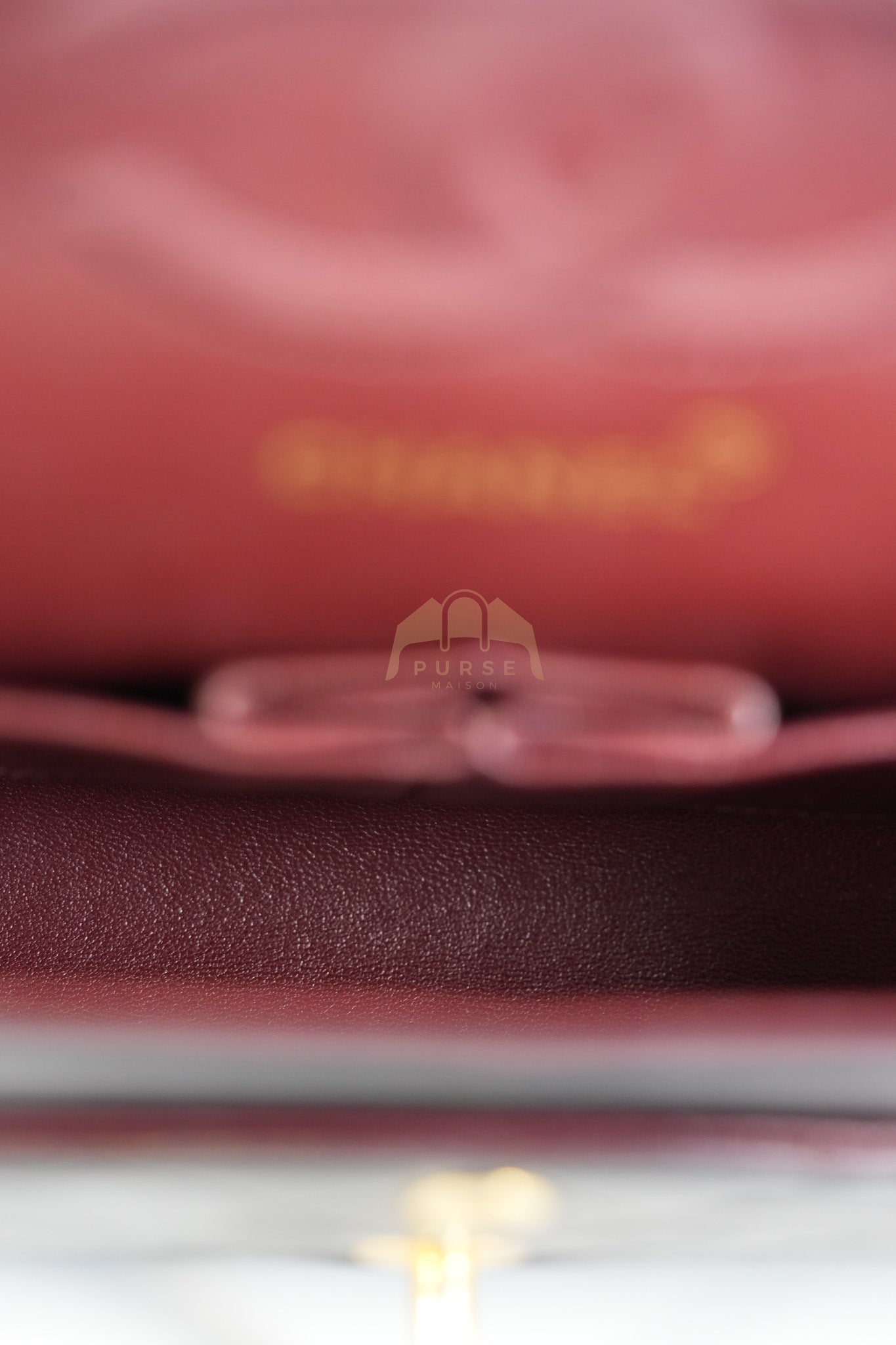 Classic Double Flap Medium Vintage in Lambskin Quilted Leather and Gold Hardware Series 1 | Purse Maison Luxury Bags Shop