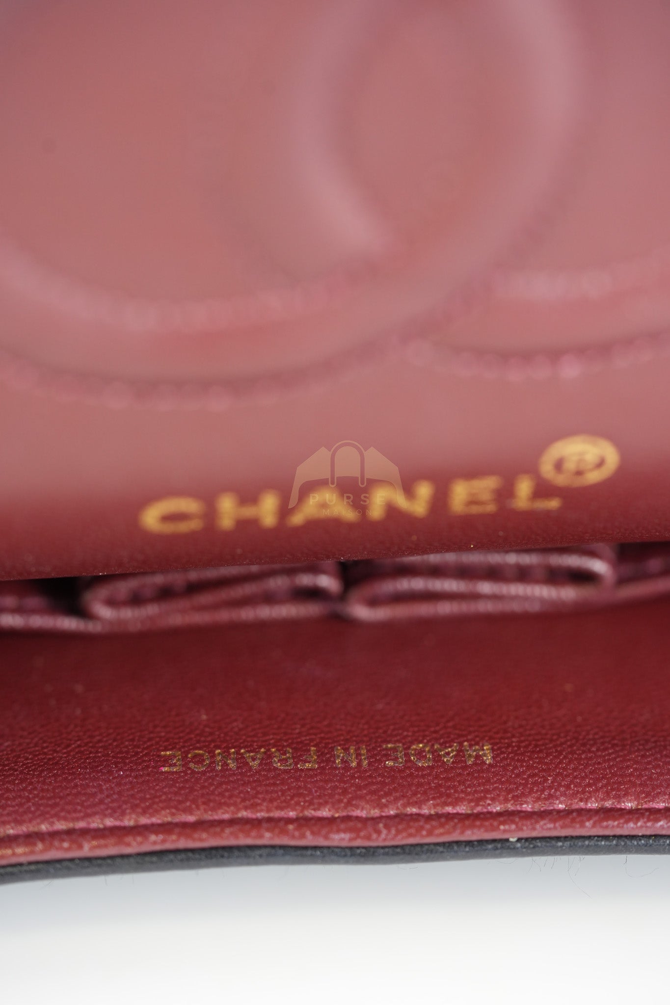 Classic Double Flap Medium Vintage in Lambskin Quilted Leather and Gold Hardware Series 1 | Purse Maison Luxury Bags Shop