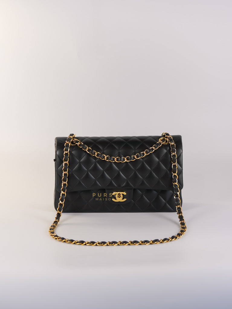 Classic Double Flap Quilted Lambskin Medium in Black (Series 30) | Purse Maison Luxury Bags Shop