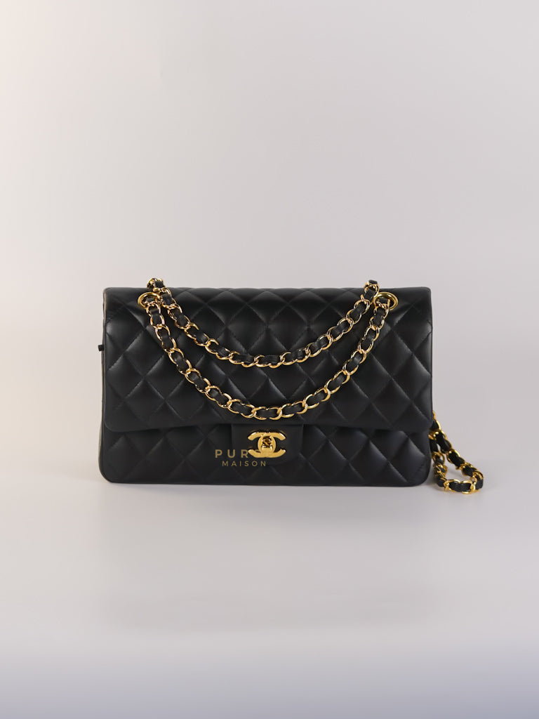 Classic Double Flap Quilted Lambskin Medium in Black (Series 30) | Purse Maison Luxury Bags Shop