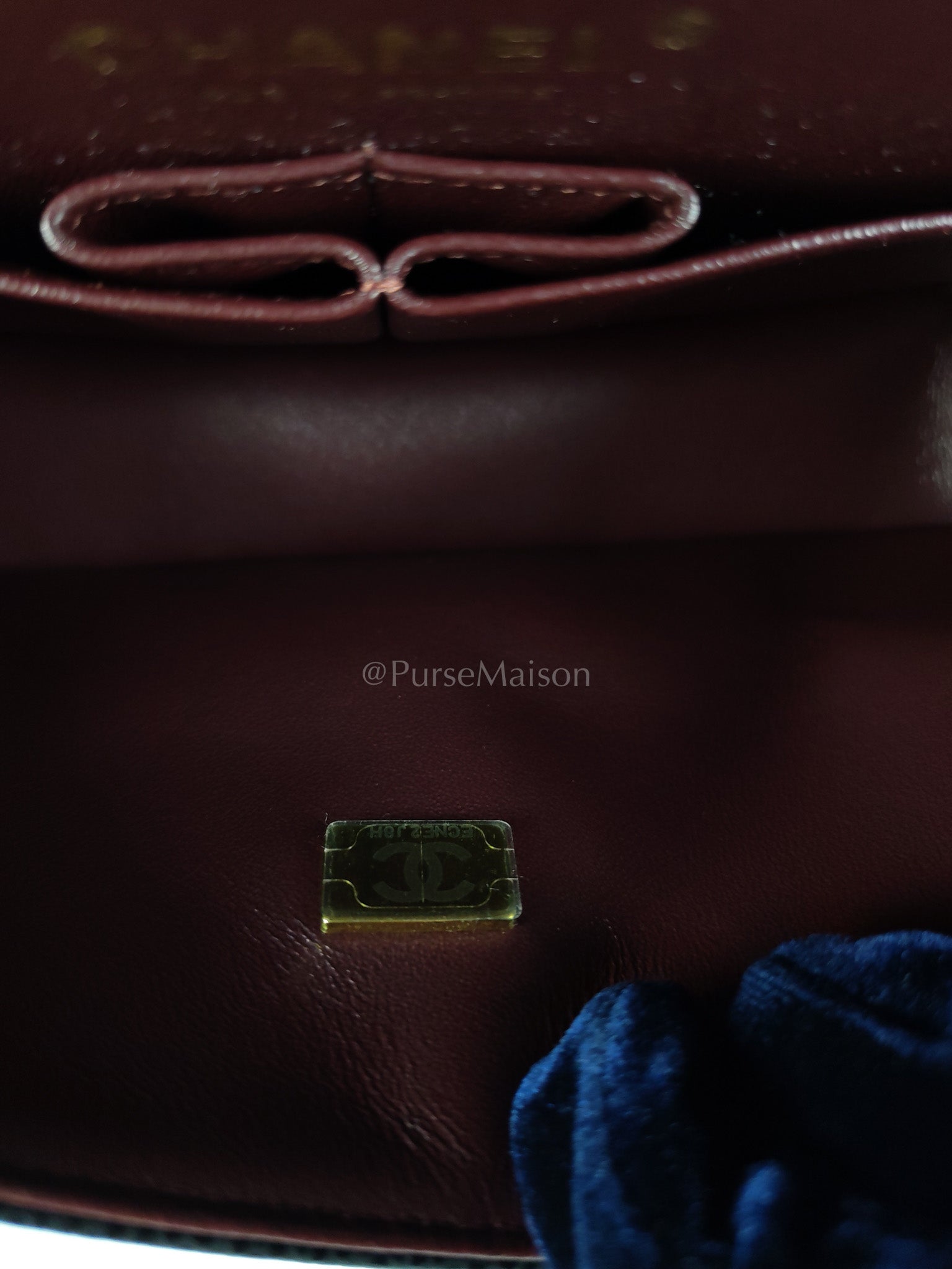 Classic Double Flap Small in Black Caviar Leather and Gold Hardware (Microchip) | Purse Maison Luxury Bags Shop