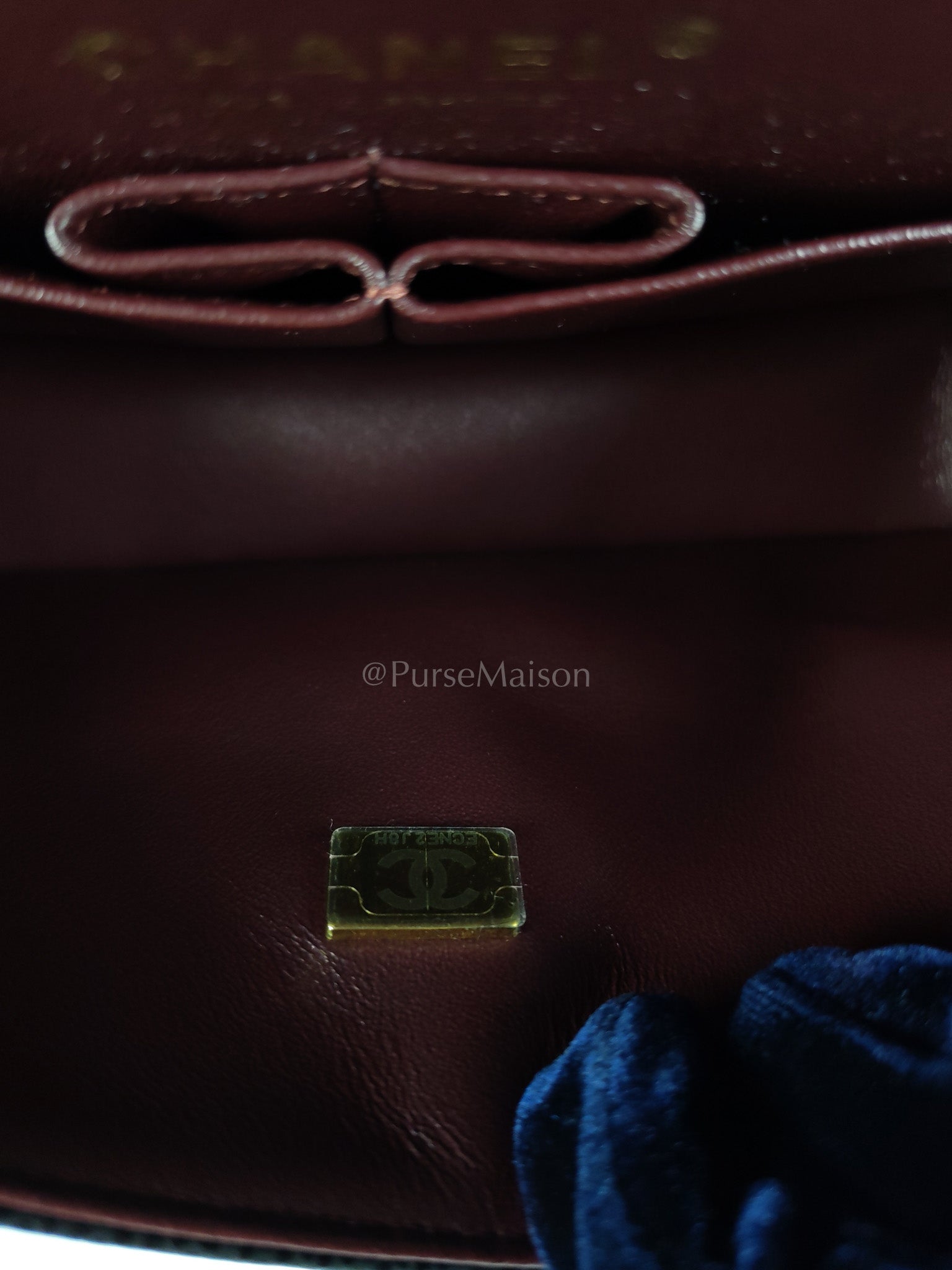 Classic Double Flap Small in Black Caviar Leather and Gold Hardware (Microchip) | Purse Maison Luxury Bags Shop