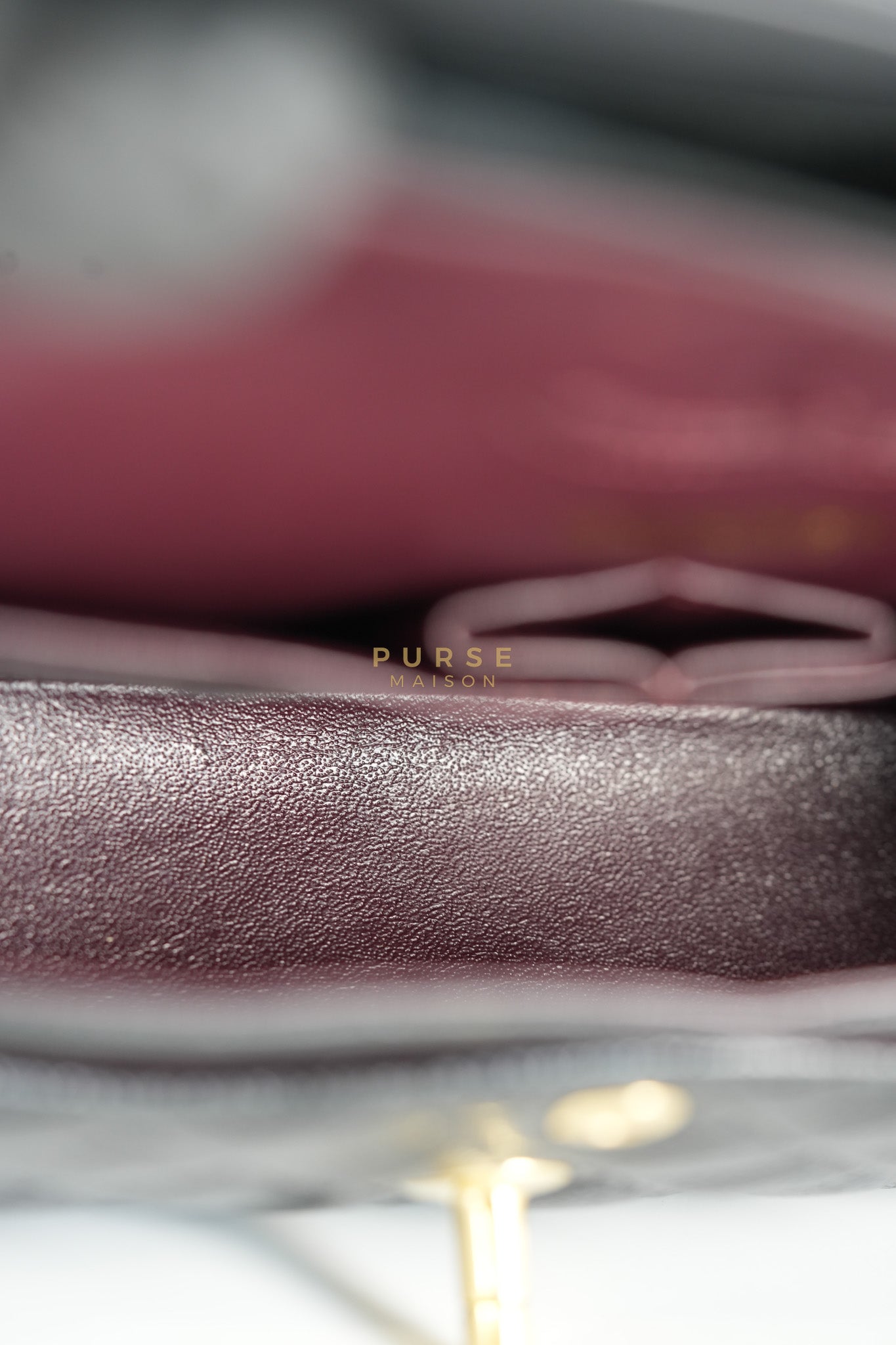 Classic Double Flap Small In Black Caviar Leather and Gold Hardware Series 26 | Purse Maison Luxury Bags Shop