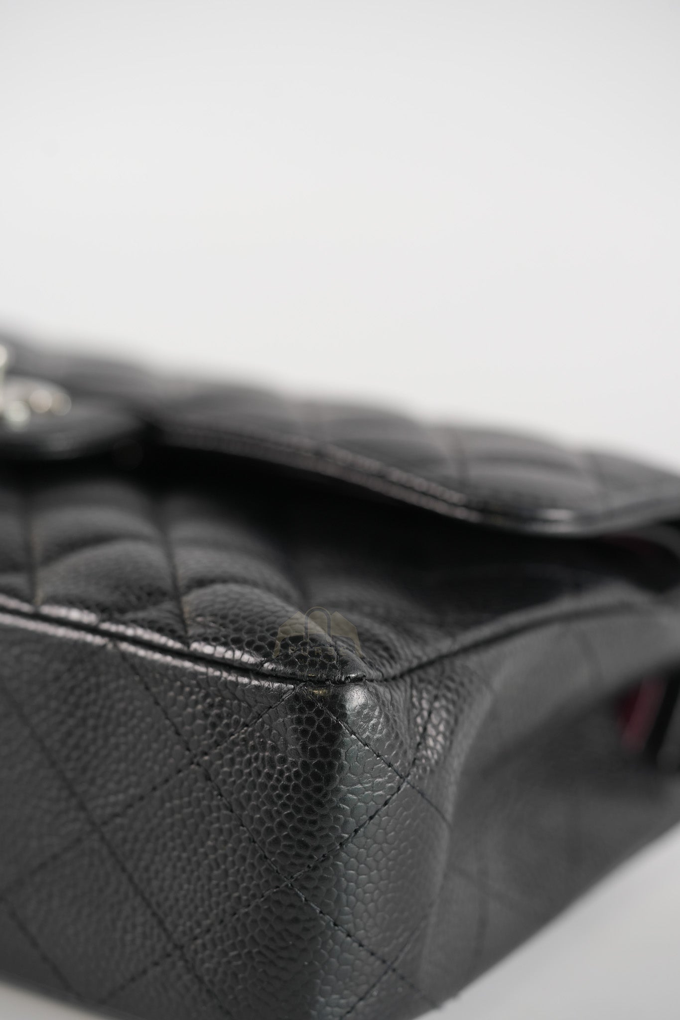 Classic Double Flap Small in Black Caviar Leather and Silver Hardware (Microchip) | Purse Maison Luxury Bags Shop