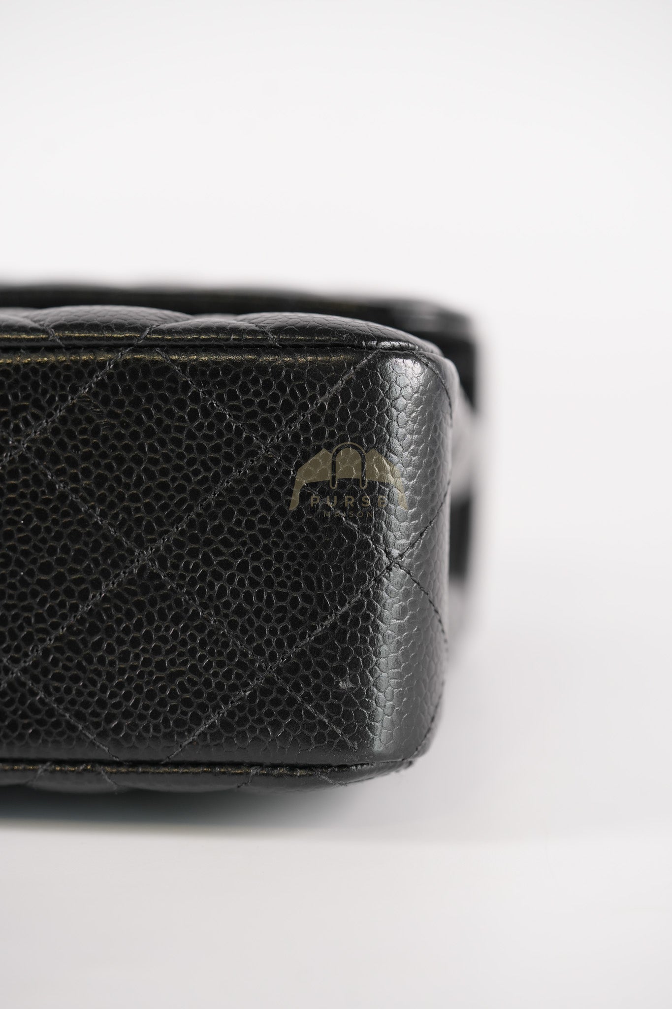 Classic Double Flap Small in Black Caviar Leather & Gold Hardware Series 29 | Purse Maison Luxury Bags Shop