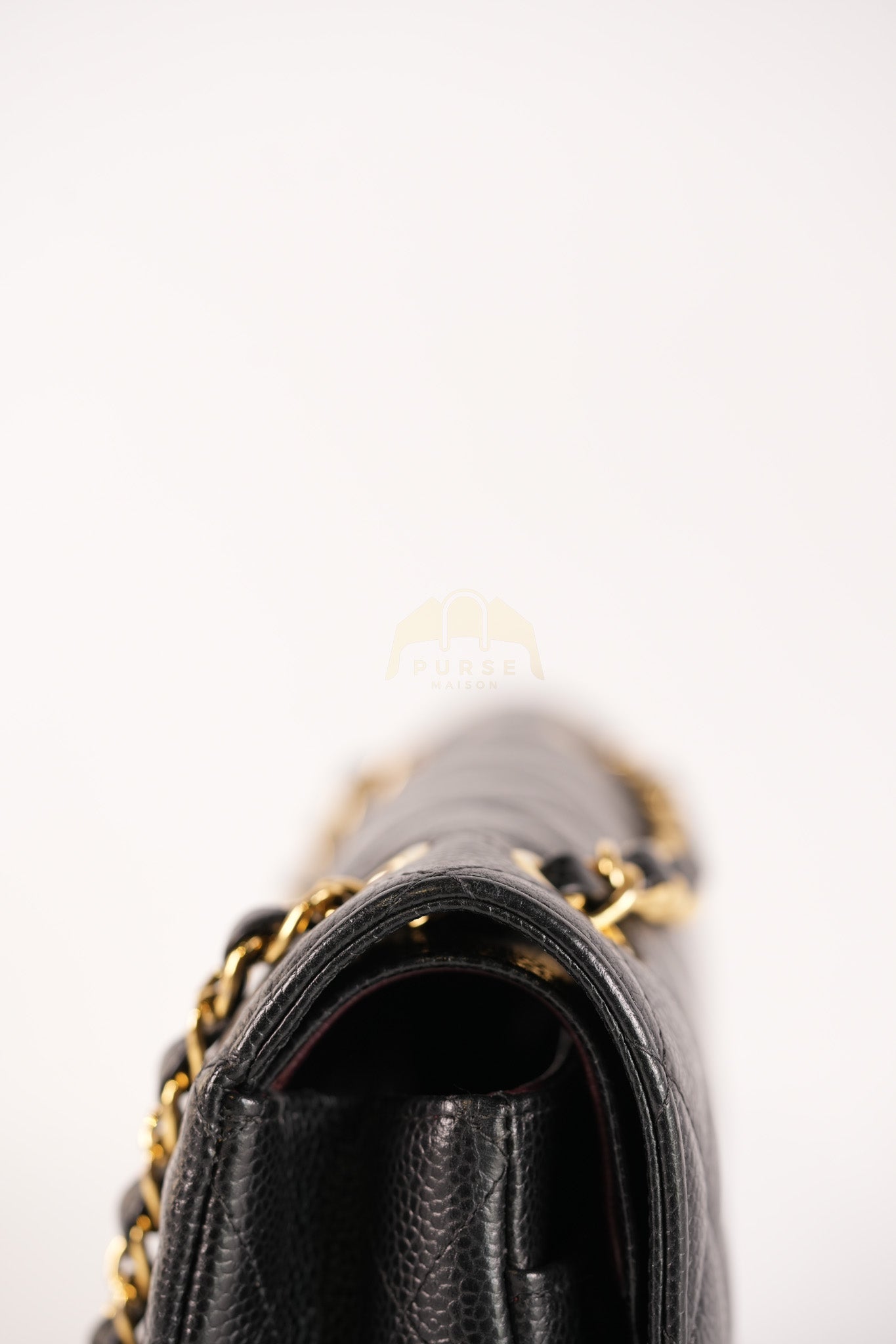 Classic Double Flap Small in Black Caviar Leather & Gold Hardware Series 29 | Purse Maison Luxury Bags Shop