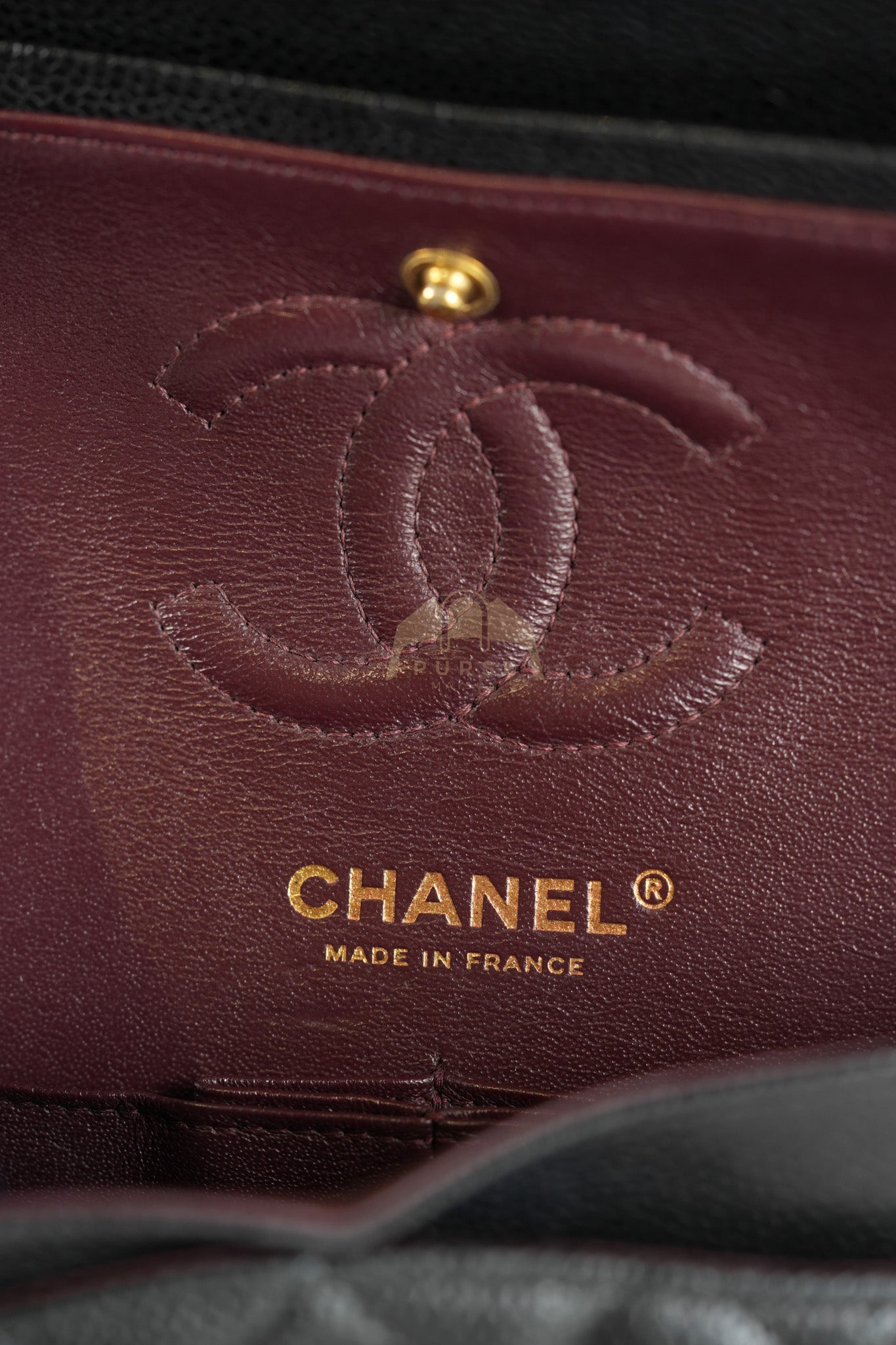 Classic Double Flap Small in Black Caviar Leather & Gold Hardware Series 29 | Purse Maison Luxury Bags Shop