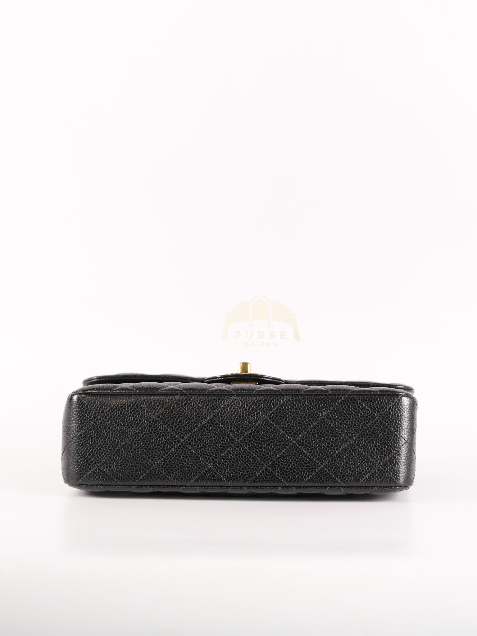 Classic Double Flap Small in Black Caviar Leather & Gold Hardware Series 29 | Purse Maison Luxury Bags Shop