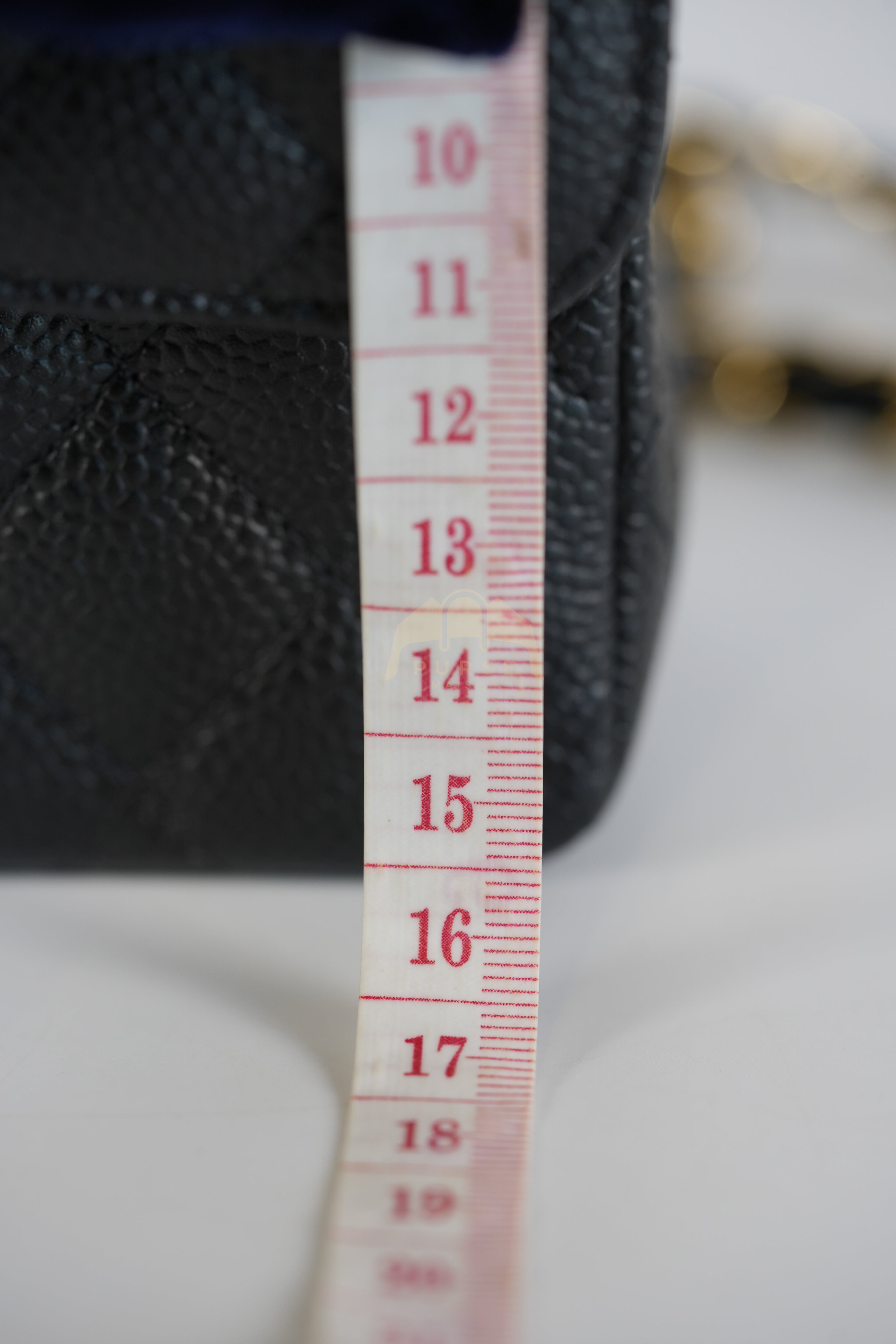 Classic Double Flap Small in Black Quilted Caviar Leather and Gold Hardware Series 29 | Purse Maison Luxury Bags Shop