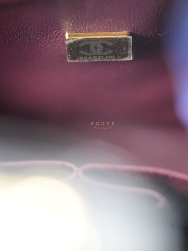 Classic Double Flap Small in Black Quilted Caviar Leather & Gold Hardware Microchip | Purse Maison Luxury Bags Shop