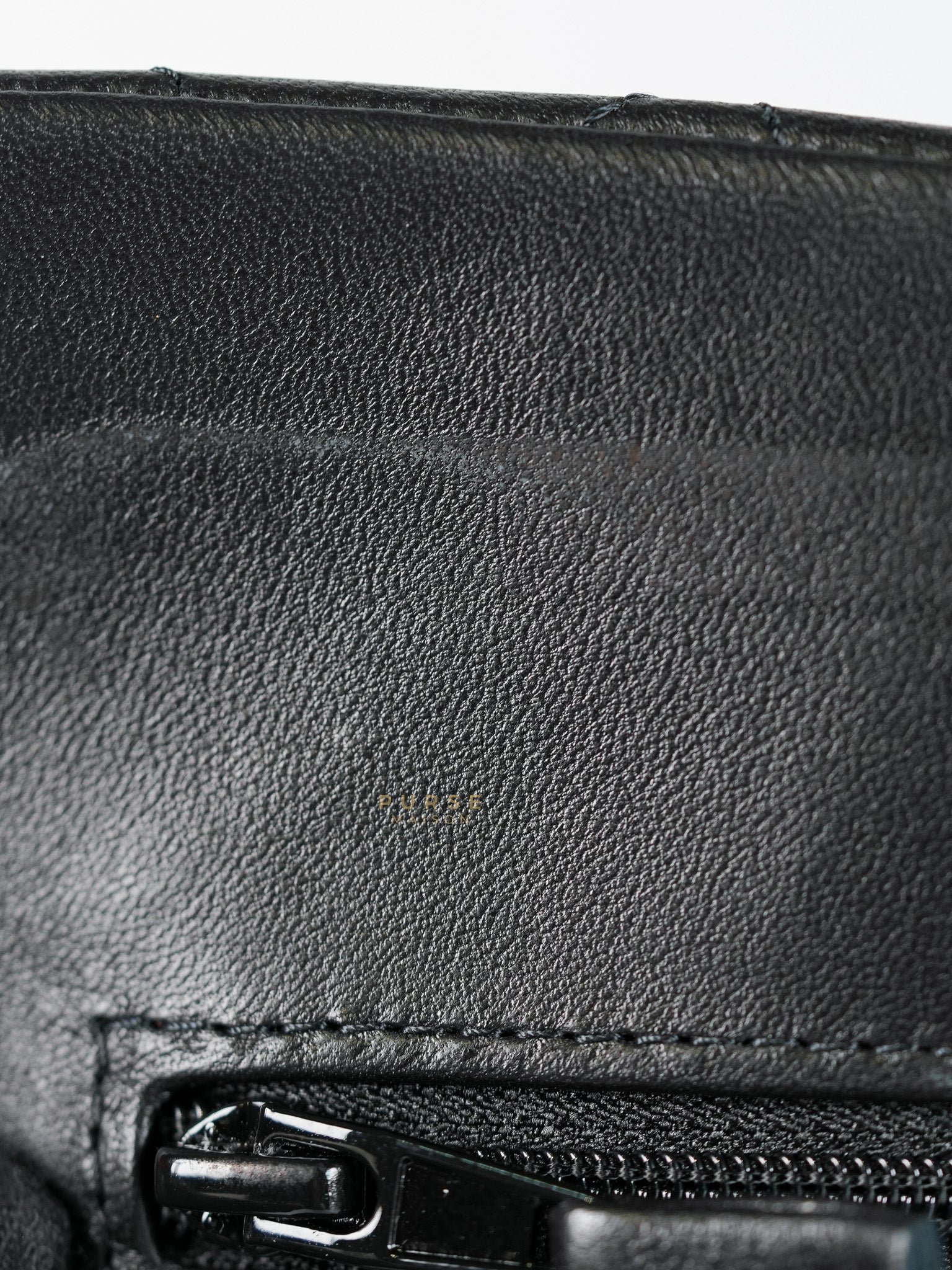 Classic Double Flap Small in Black Quilted Lambskin Leather Silver Hardware Microchip | Purse Maison Luxury Bags Shop