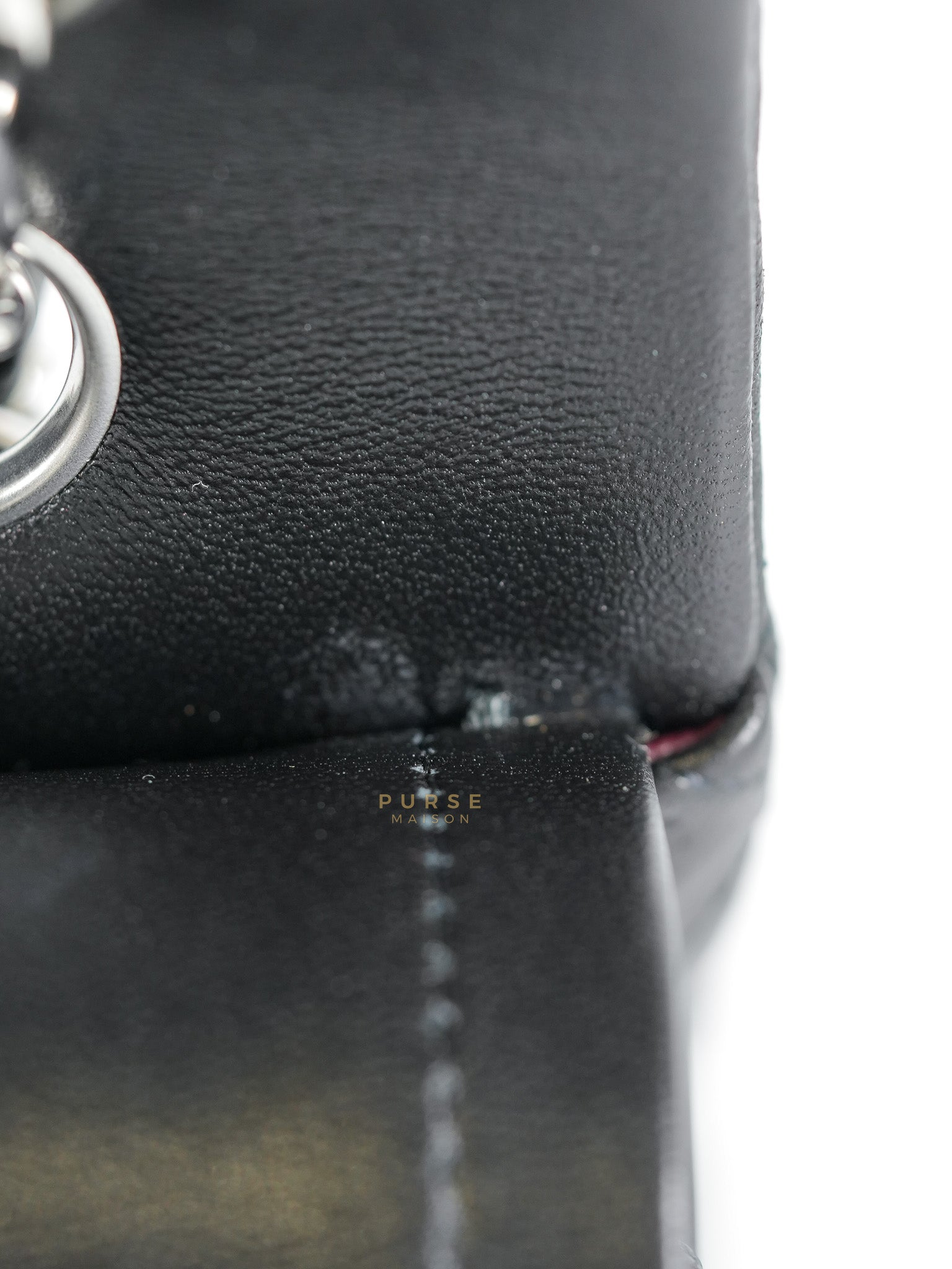 Classic Double Flap Small in Black Quilted Lambskin Leather Silver Hardware Microchip | Purse Maison Luxury Bags Shop