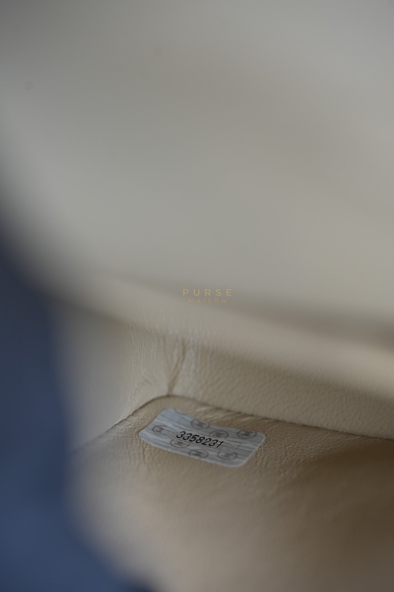 Classic Double Flap Small Vintage in Beige Lambskin Leather and 24k Gold Hardware Series 3 | Purse Maison Luxury Bags Shop
