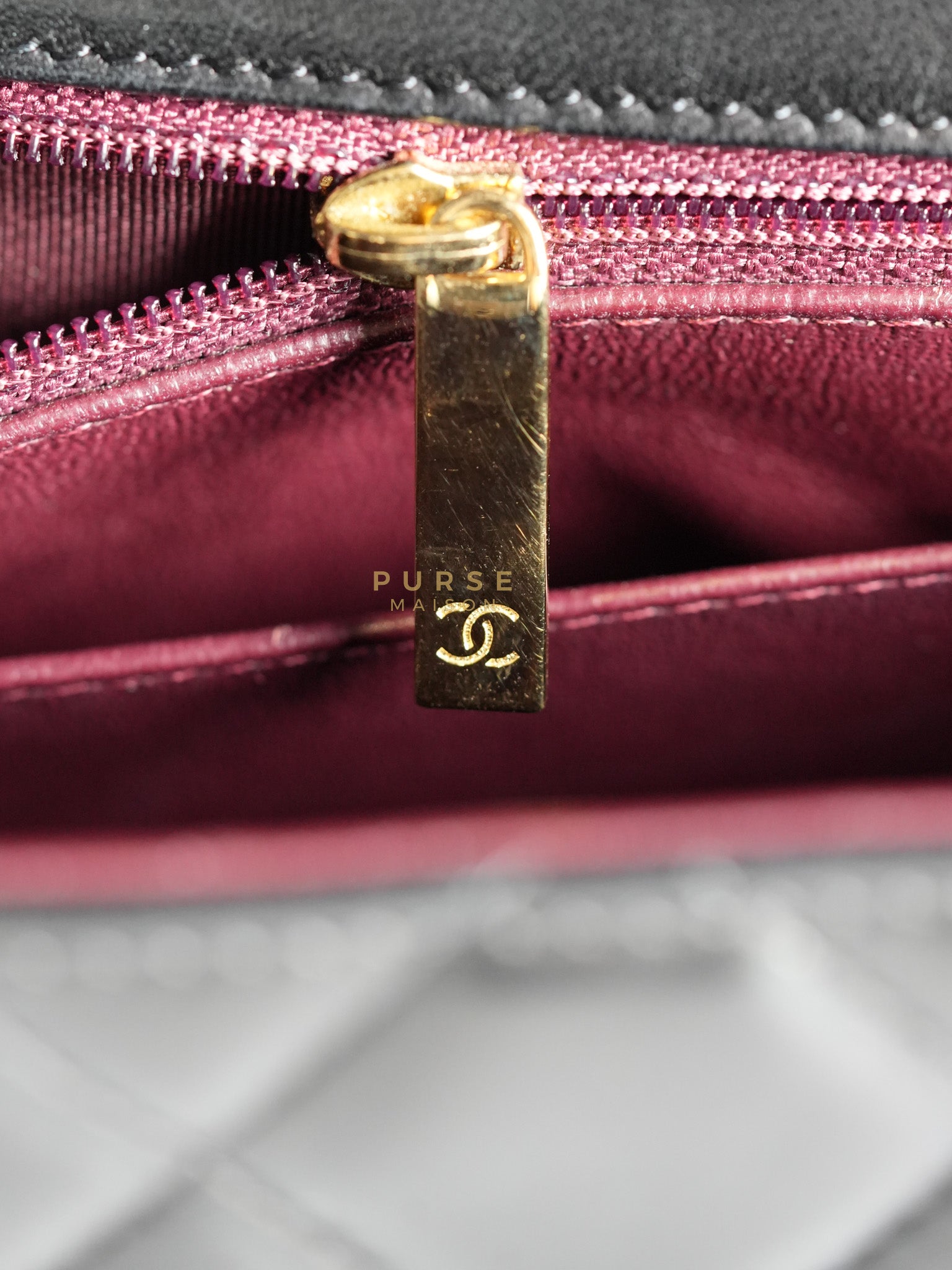 Classic Flap Bag Maxi in Black Quilted Lambskin Leather & Gold Hardware Series 13 | Purse Maison Luxury Bags Shop