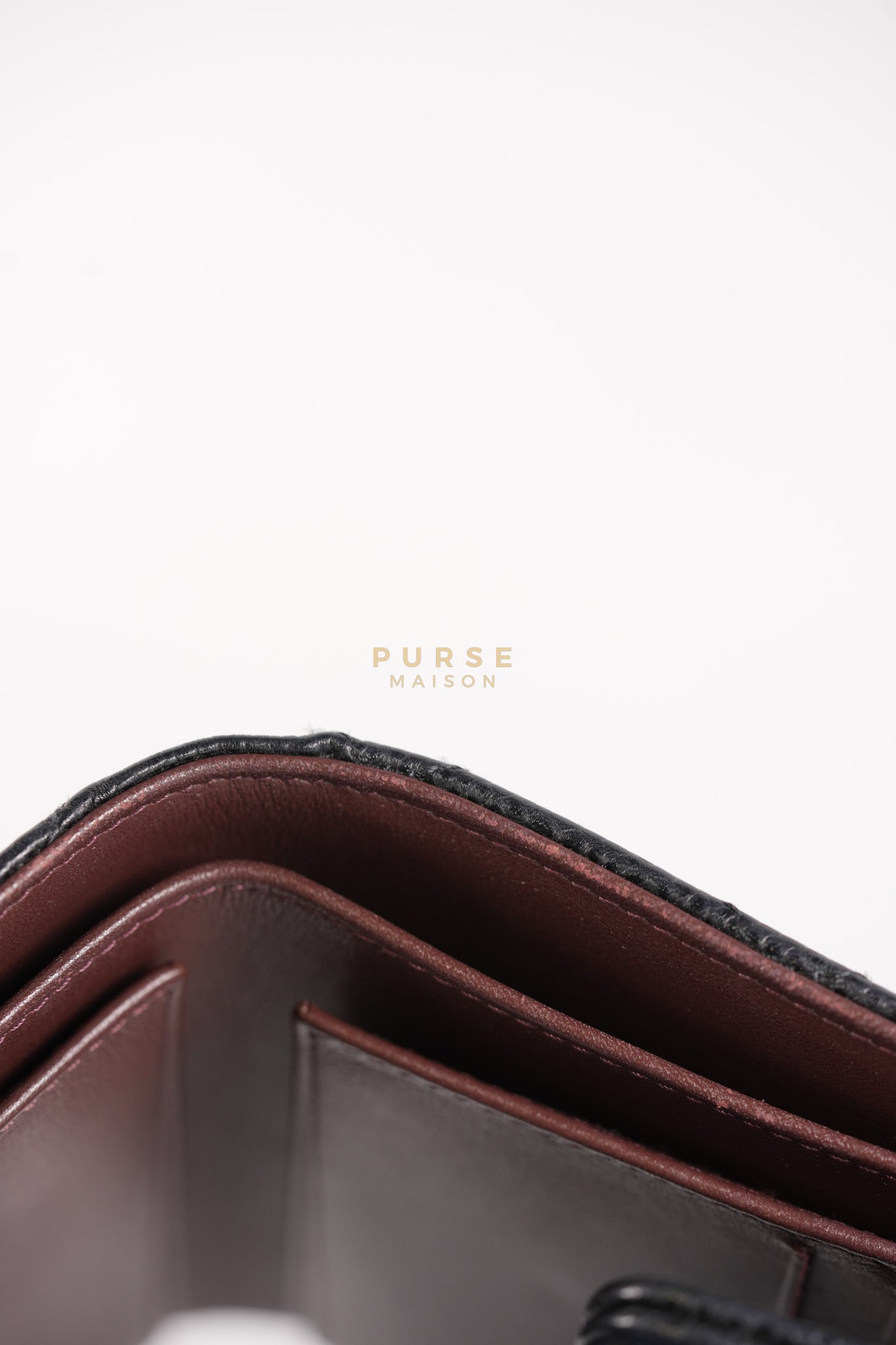 Classic Flap Wallet in Black Caviar Leather Gold Hardware Series 27 | Purse Maison Luxury Bags Shop