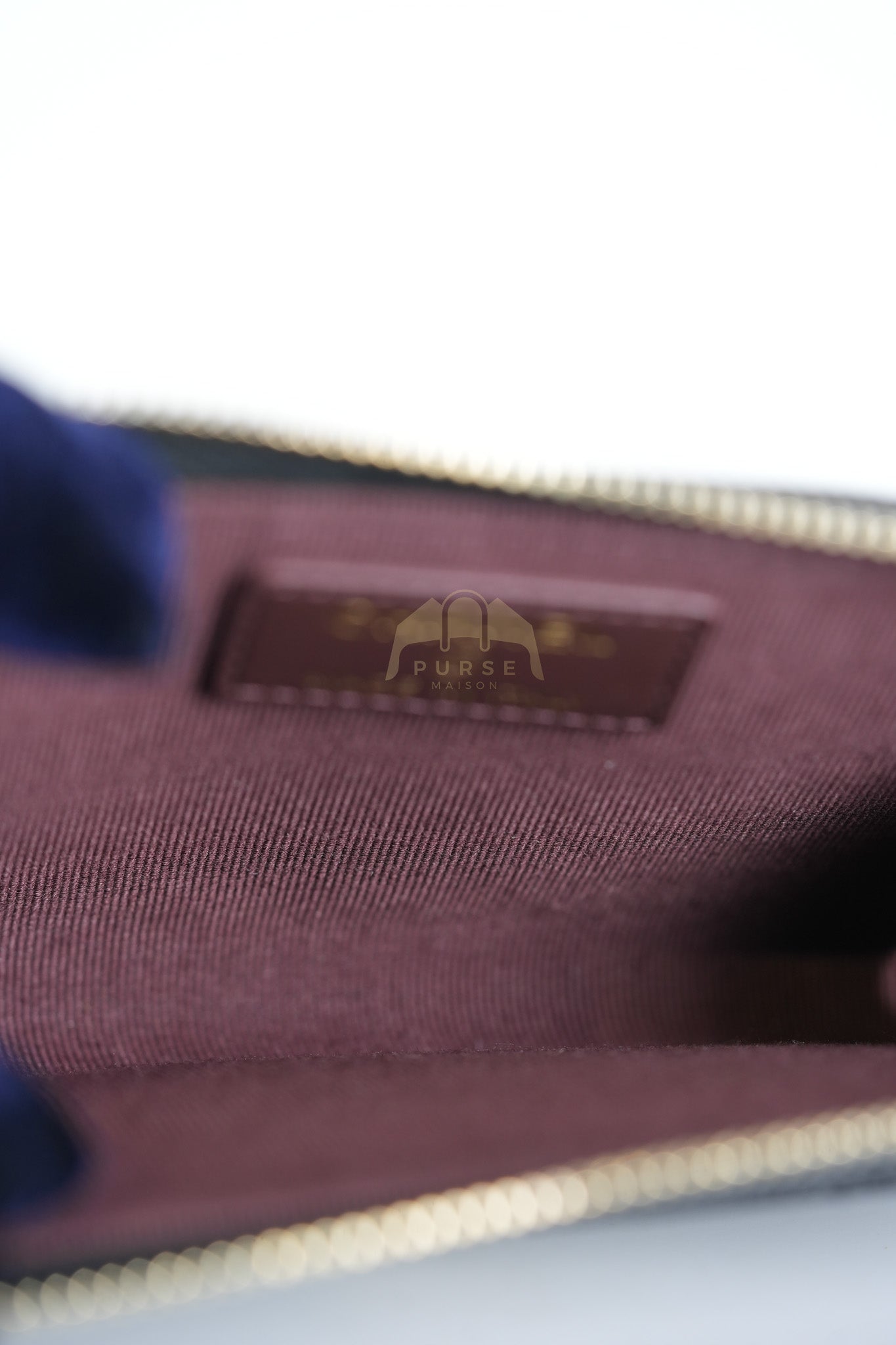 Classic L-Shaped Coin Card Case in Black Quilted Caviar Leather and Light Gold Hardware (Microchip) | Purse Maison Luxury Bags Shop