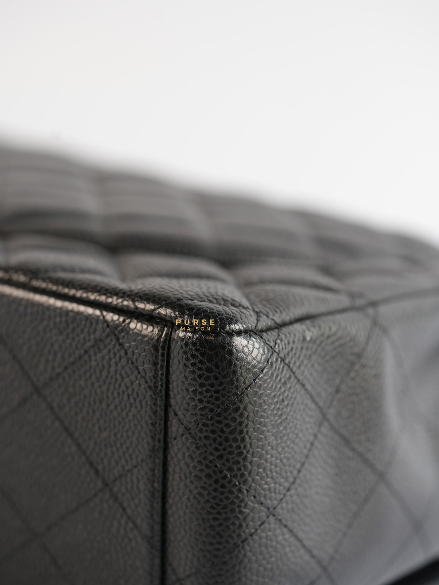 Classic Maxi Double Flap Caviar Quilted Leather in Gold Hardware Series 15 | Purse Maison Luxury Bags Shop