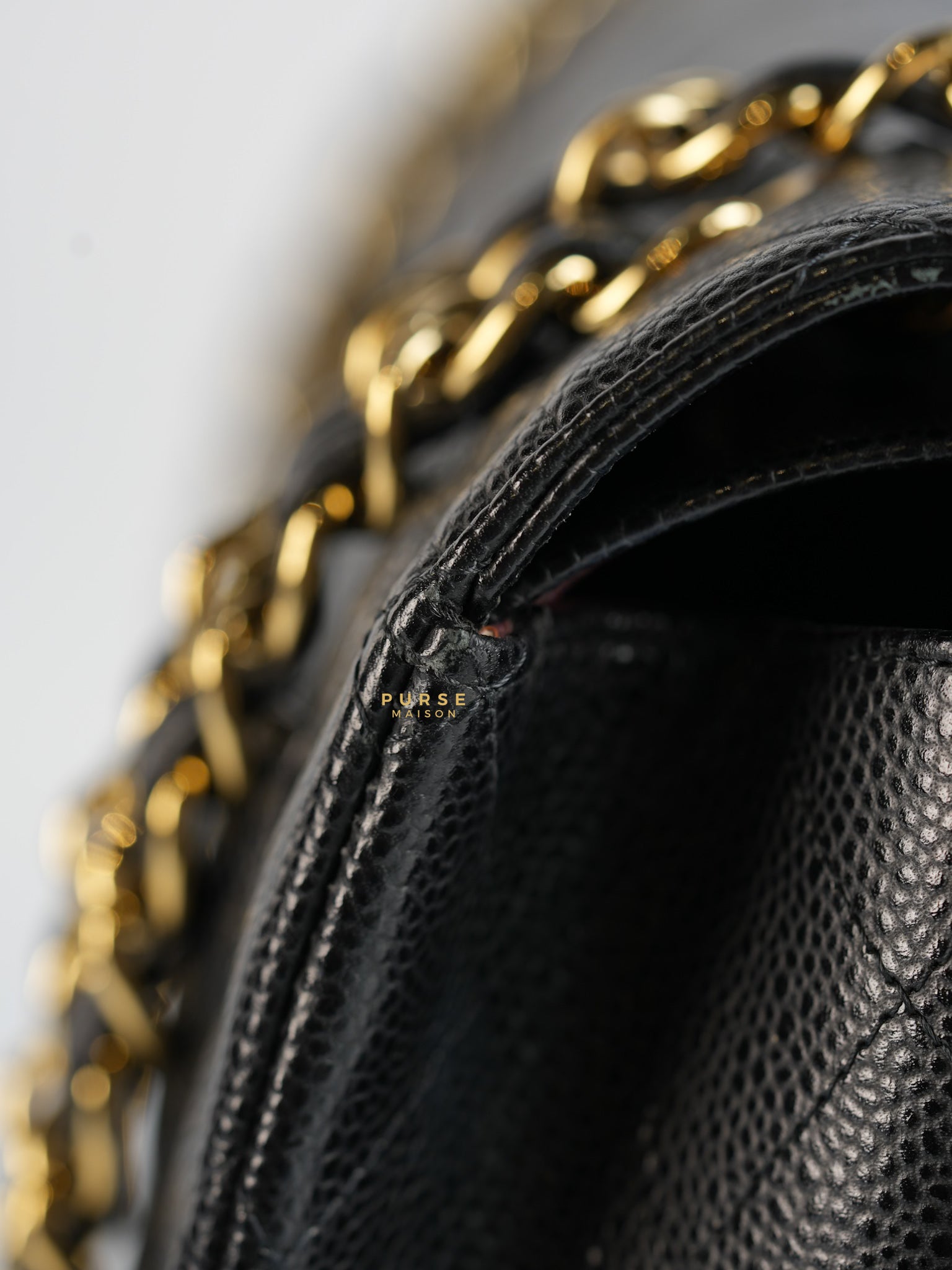 Classic Maxi Double Flap Caviar Quilted Leather in Gold Hardware Series 15 | Purse Maison Luxury Bags Shop