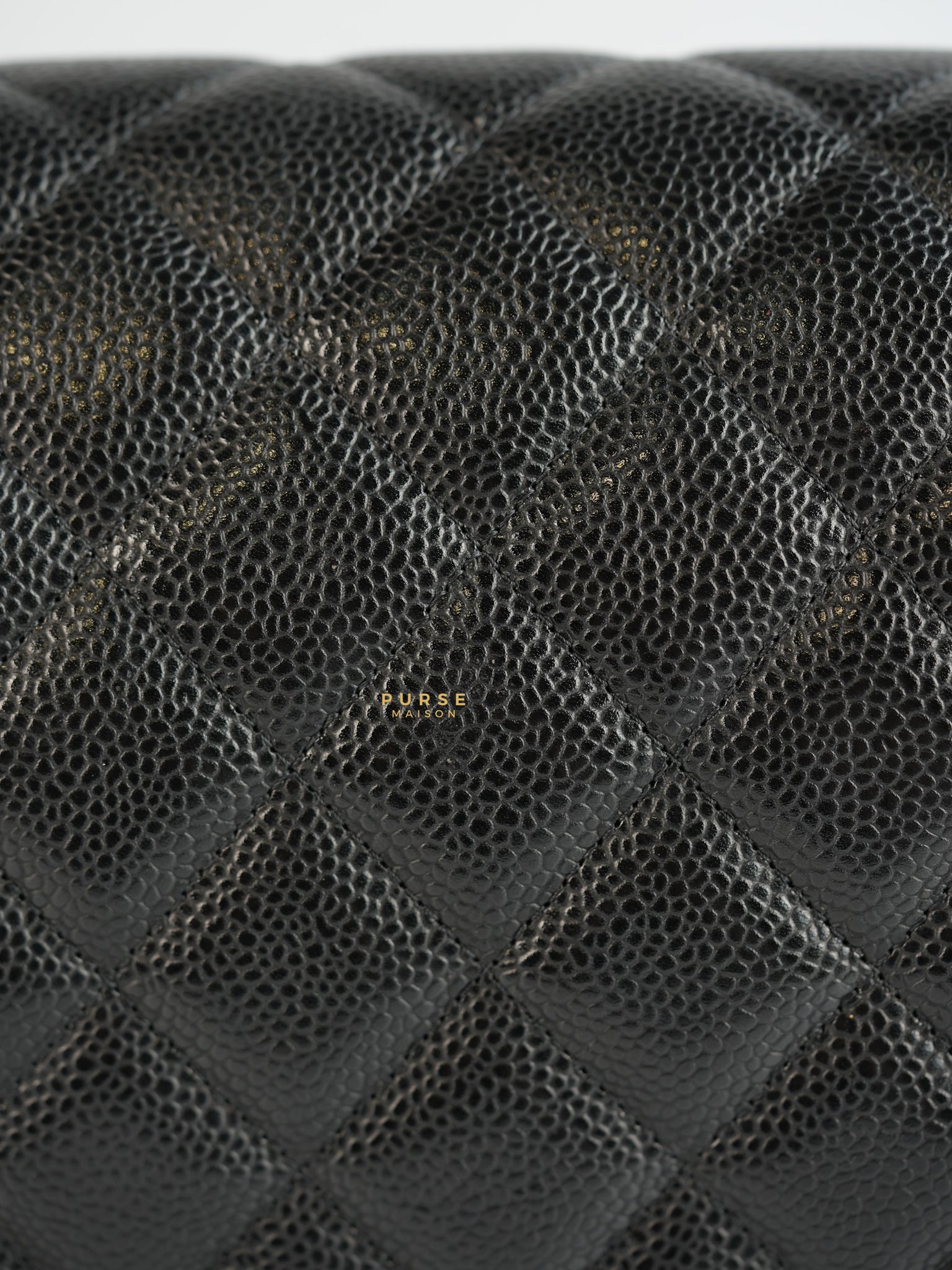 Classic Maxi Double Flap Caviar Quilted Leather in Gold Hardware Series 15 | Purse Maison Luxury Bags Shop