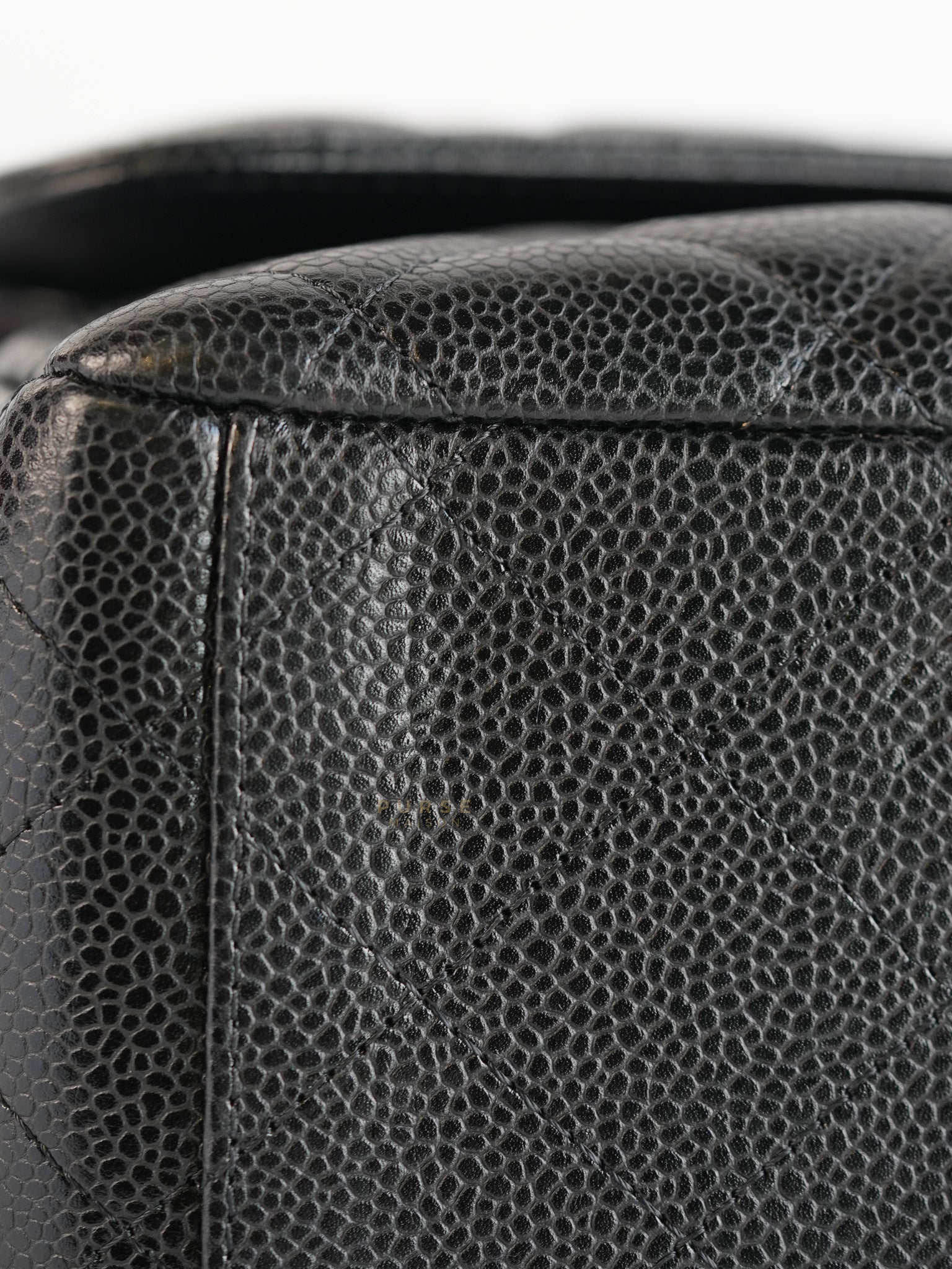 Classic Maxi Double Flap in Caviar Quilted Calfskin Leather Series 19 | Purse Maison Luxury Bags Shop