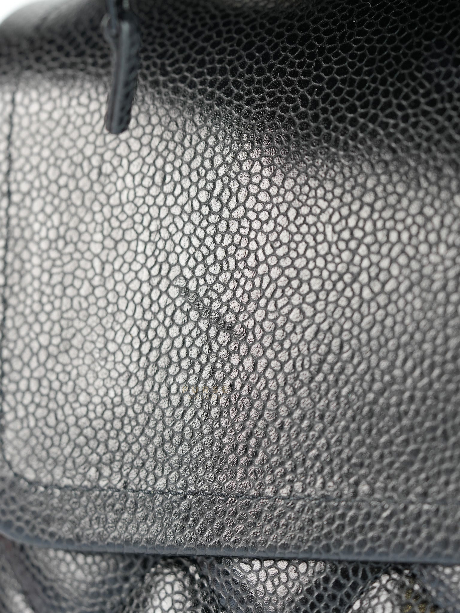 Classic Maxi Double Flap in Caviar Quilted Calfskin Leather Series 19 | Purse Maison Luxury Bags Shop