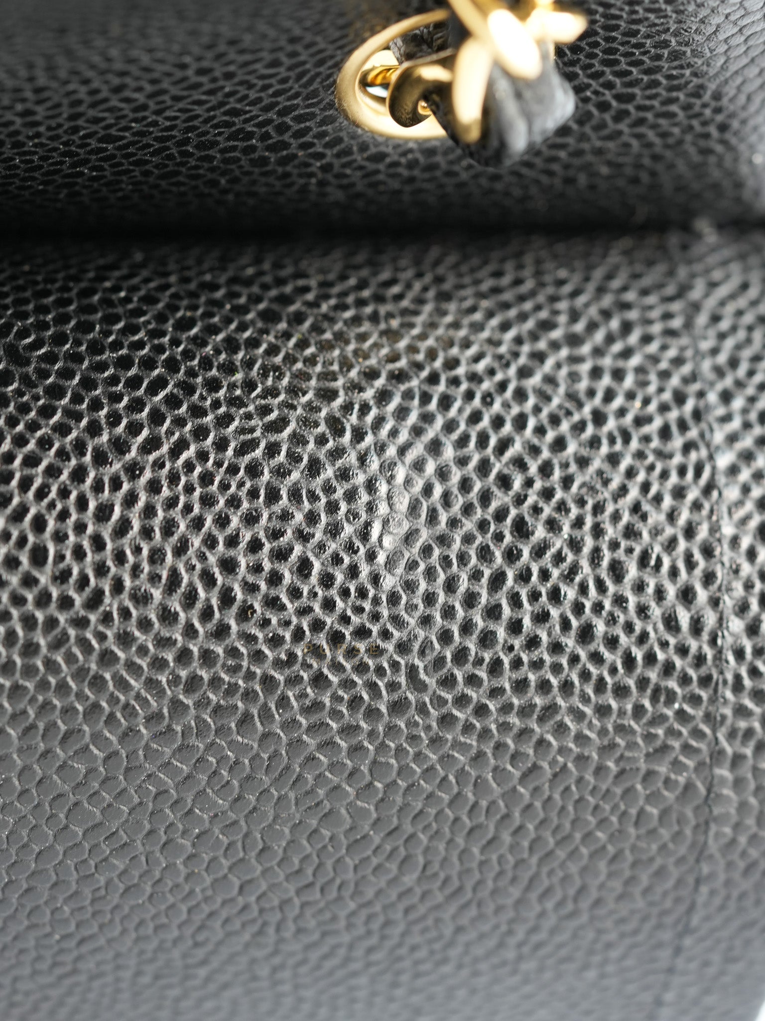 Classic Maxi Double Flap in Caviar Quilted Calfskin Leather Series 19 | Purse Maison Luxury Bags Shop