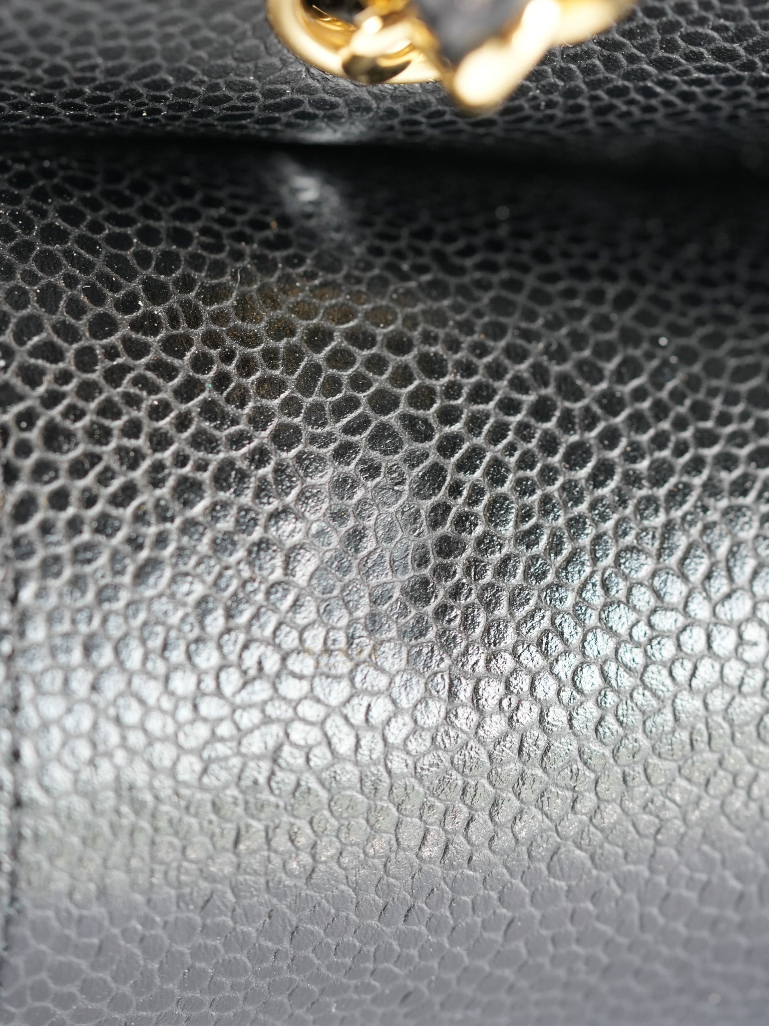 Classic Maxi Double Flap in Caviar Quilted Calfskin Leather Series 19 | Purse Maison Luxury Bags Shop