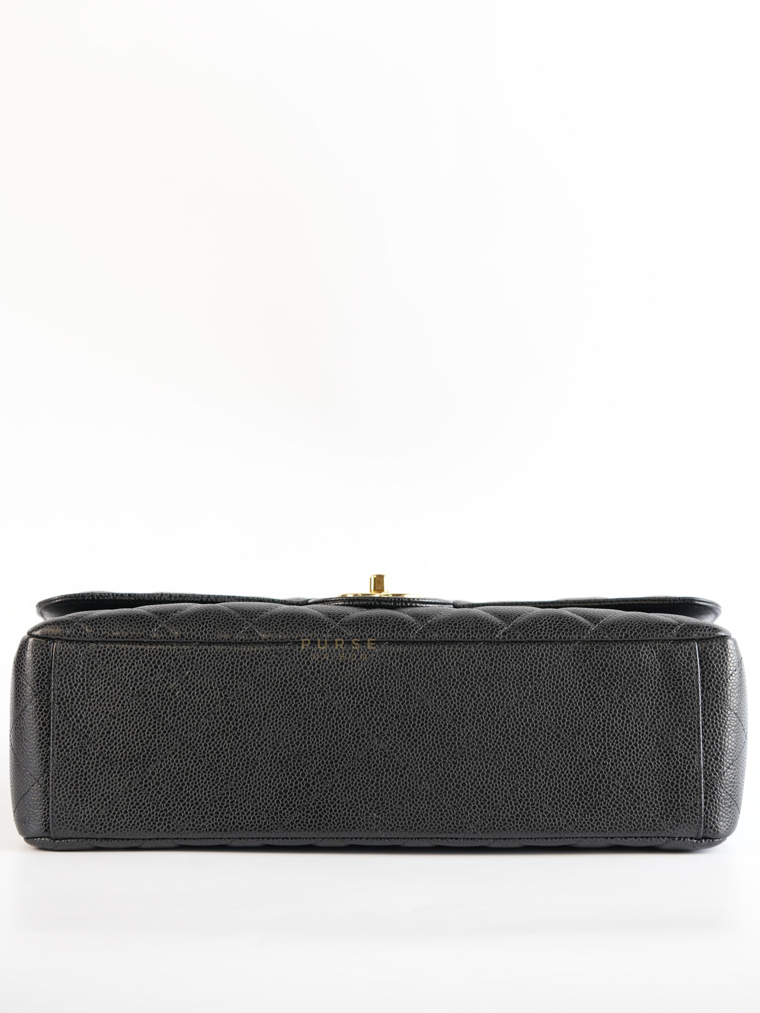 Classic Maxi Double Flap in Caviar Quilted Calfskin Leather Series 19 | Purse Maison Luxury Bags Shop