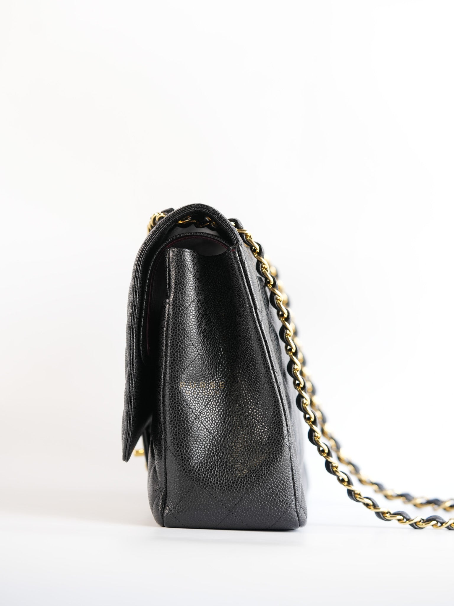Classic Maxi Double Flap in Caviar Quilted Calfskin Leather Series 19 | Purse Maison Luxury Bags Shop