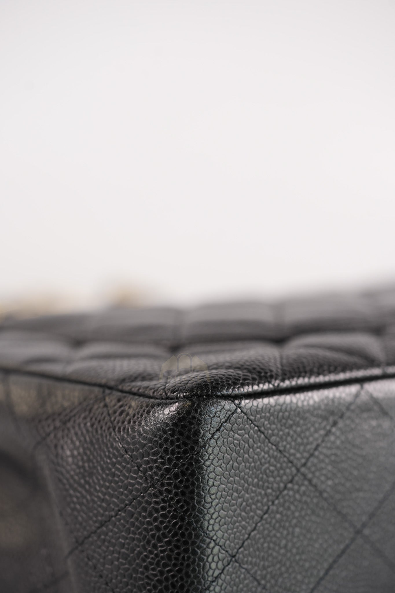 Classic Single Flap Jumbo in Black Caviar Leather Gold Hardware (Series 14) | Purse Maison Luxury Bags Shop