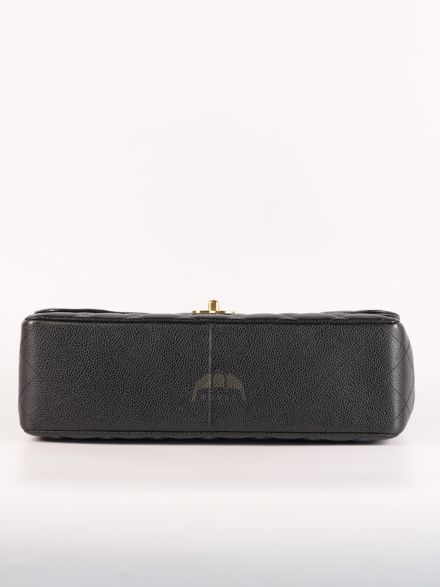 Classic Single Flap Jumbo in Black Caviar Leather Gold Hardware (Series 14) | Purse Maison Luxury Bags Shop
