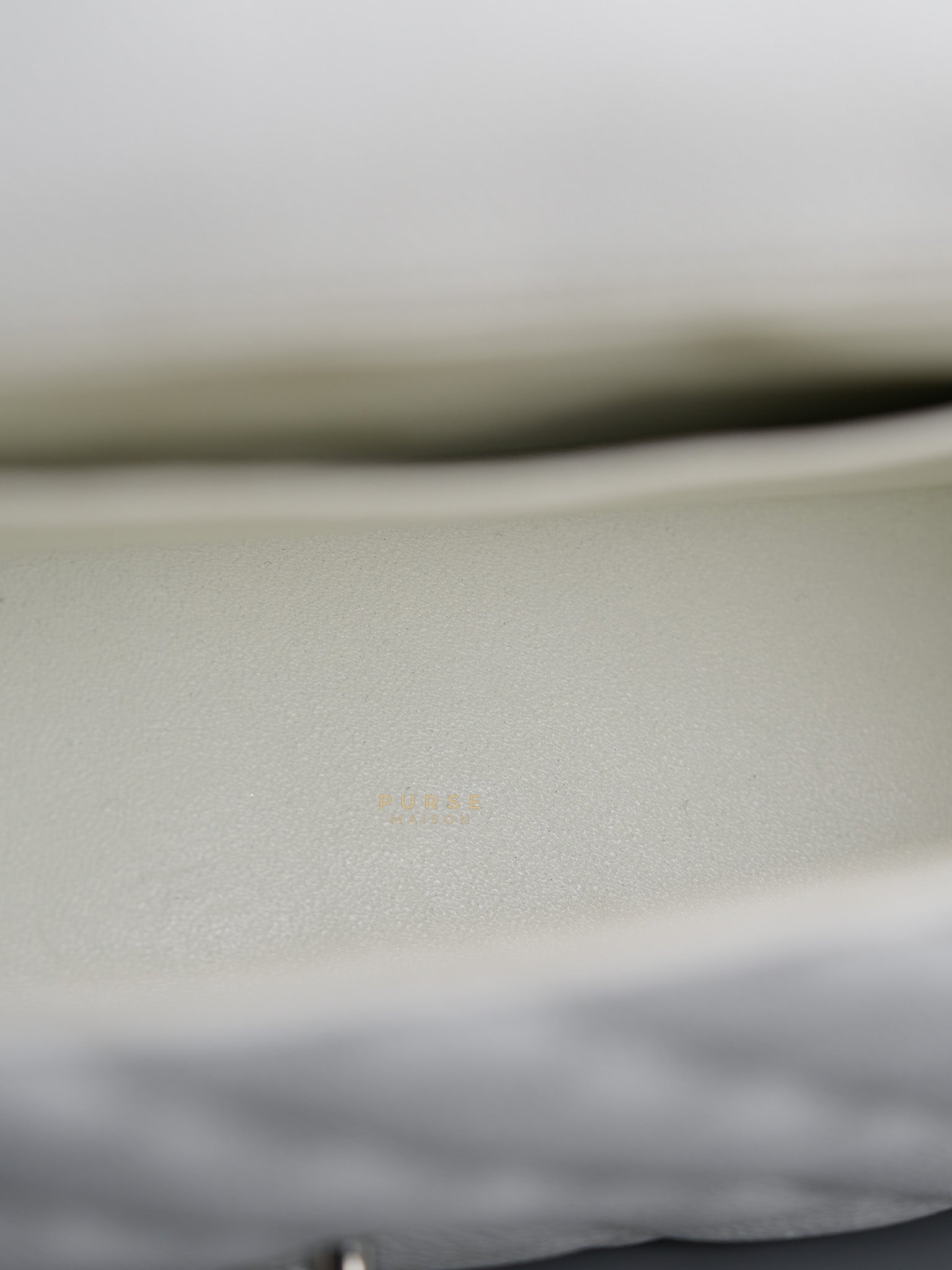 Classic Single Flap Jumbo White Caviar Leather in Silver Hardware Series | Purse Maison Luxury Bags Shop