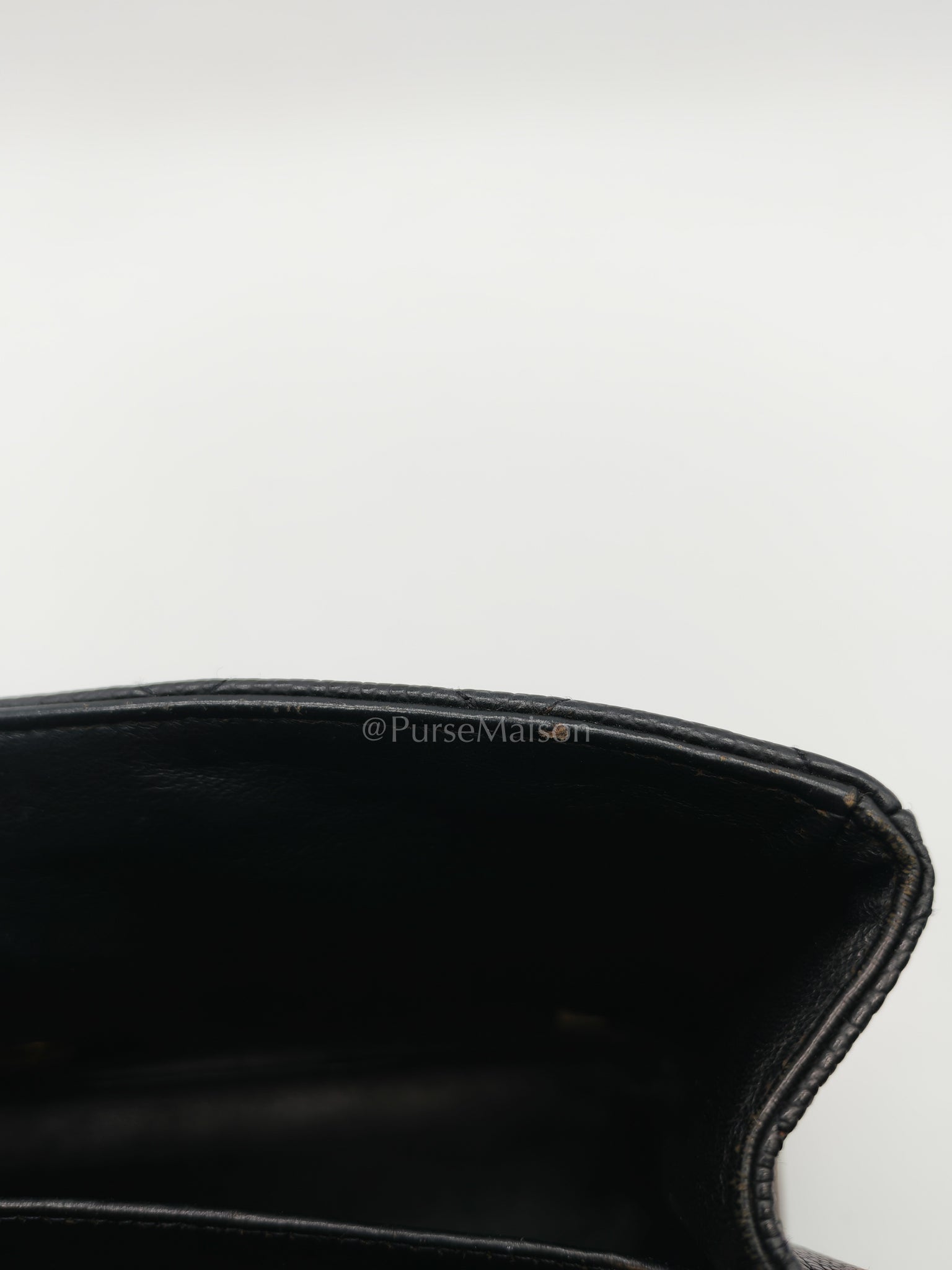 Classic Single Flap Maxi Black Caviar Leather in Gold Hardware (Series 13) | Purse Maison Luxury Bags Shop