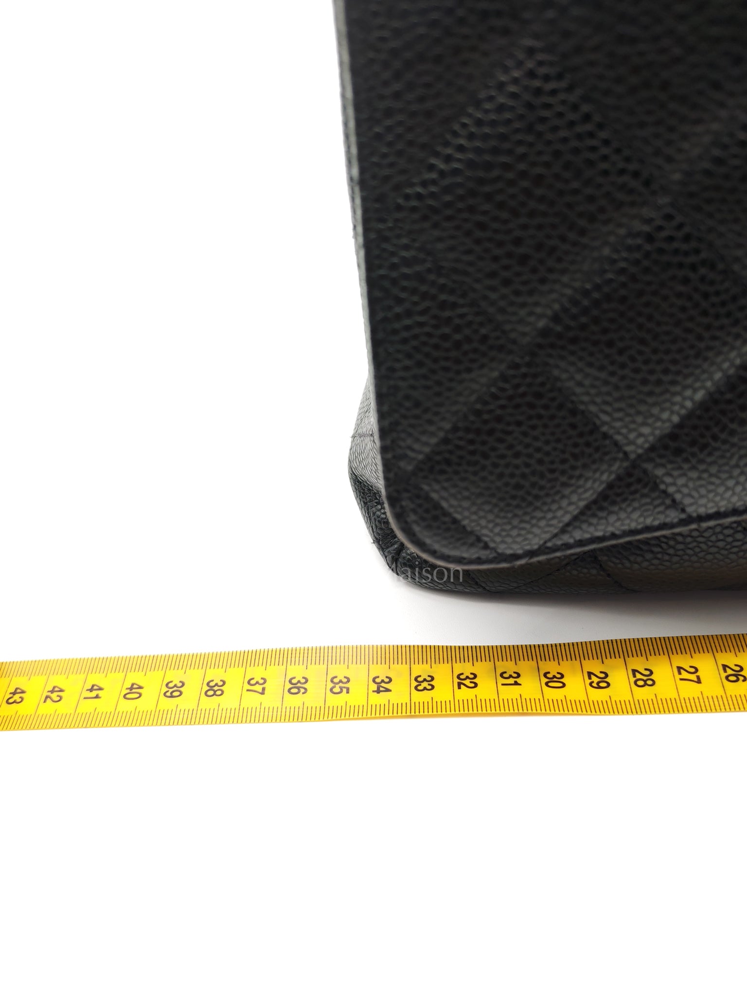 Classic Single Flap Maxi Black Caviar Leather in Gold Hardware (Series 13) | Purse Maison Luxury Bags Shop