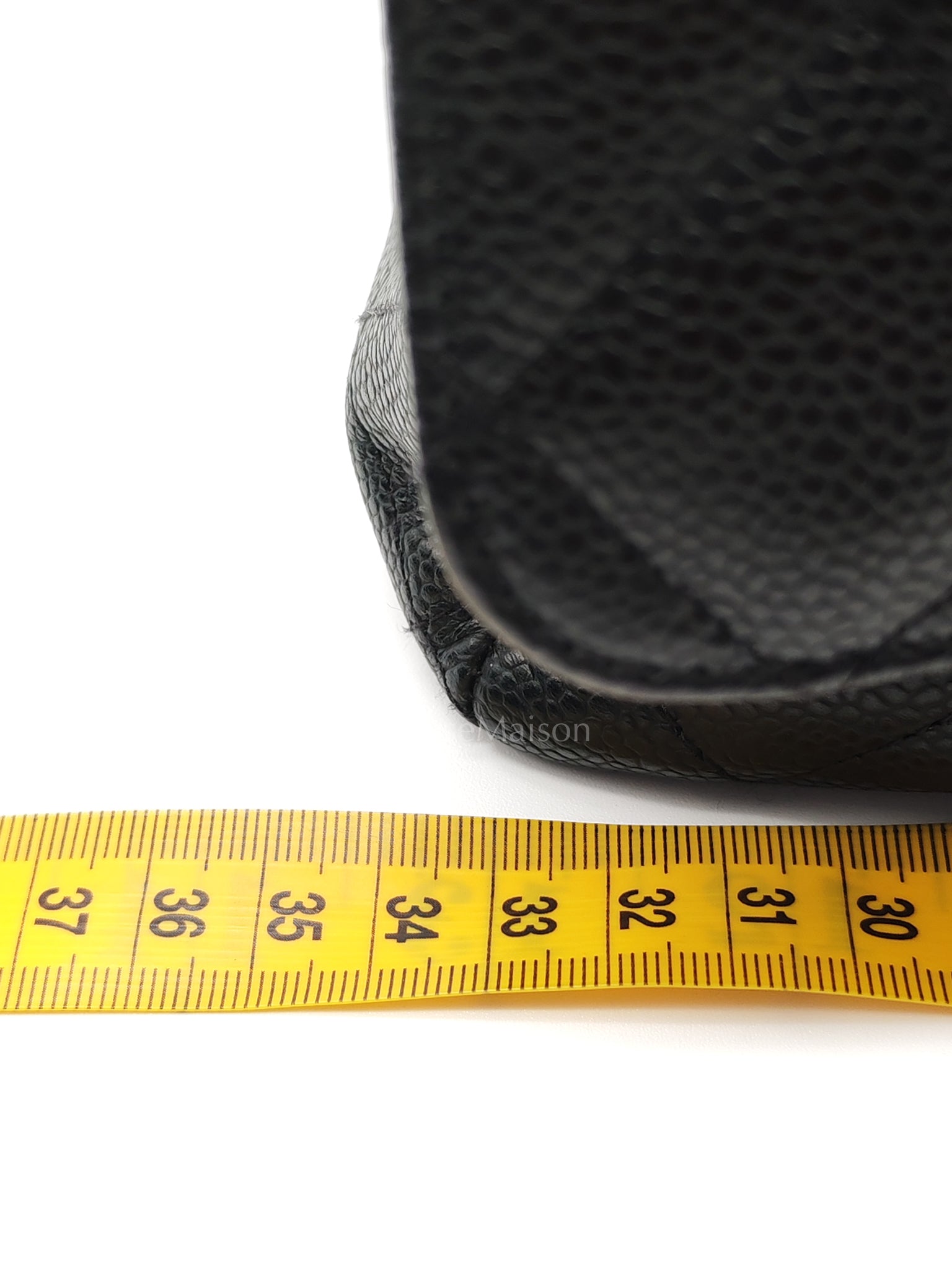 Classic Single Flap Maxi Black Caviar Leather in Gold Hardware (Series 13) | Purse Maison Luxury Bags Shop