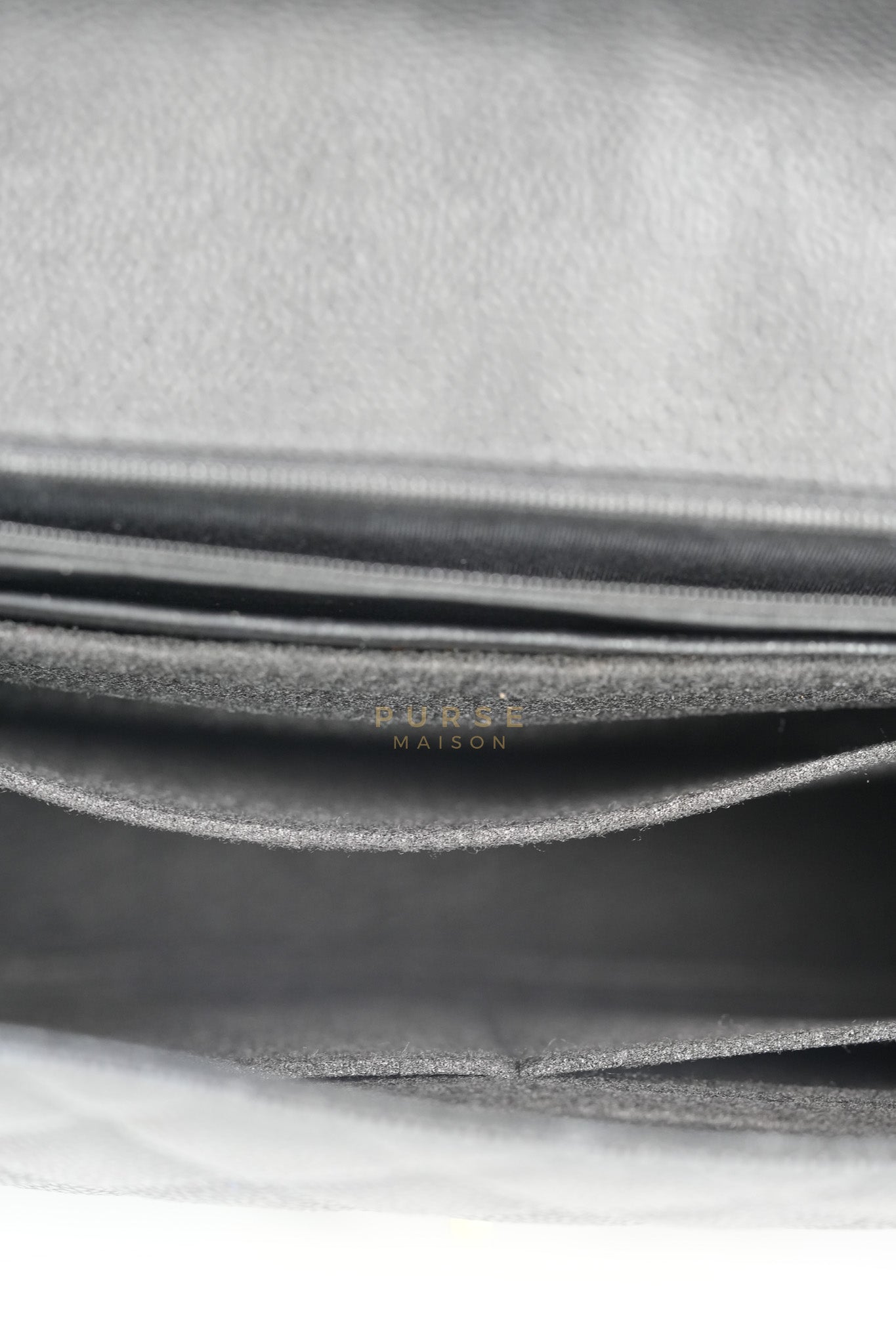 Classic Single Flap Maxi in Black Caviar Leather Gold Hardware (Series 13) | Purse Maison Luxury Bags Shop