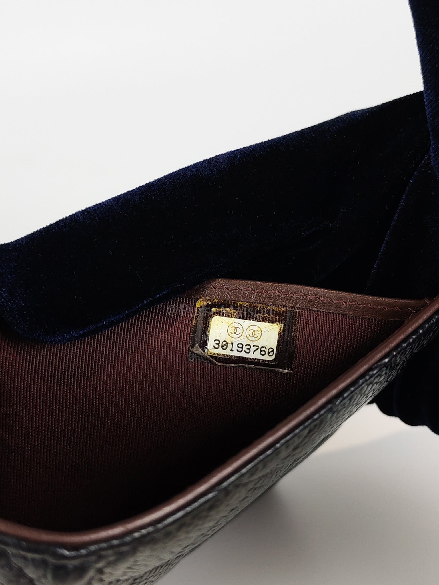 Classic Trifold Wallet in Black Quilted Caviar Leather and Gold Hardware (Series 30) | Purse Maison Luxury Bags Shop