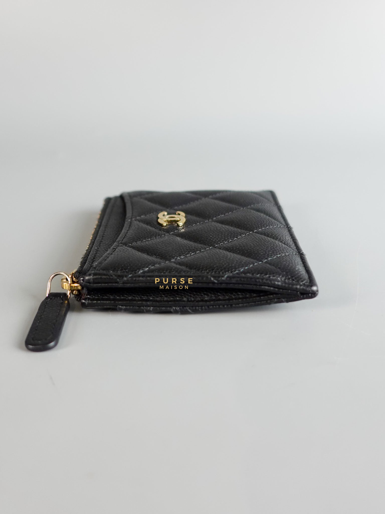 Classic Zipper Cardholder in Gold Hardware Series 31 | Purse Maison Luxury Bags Shop