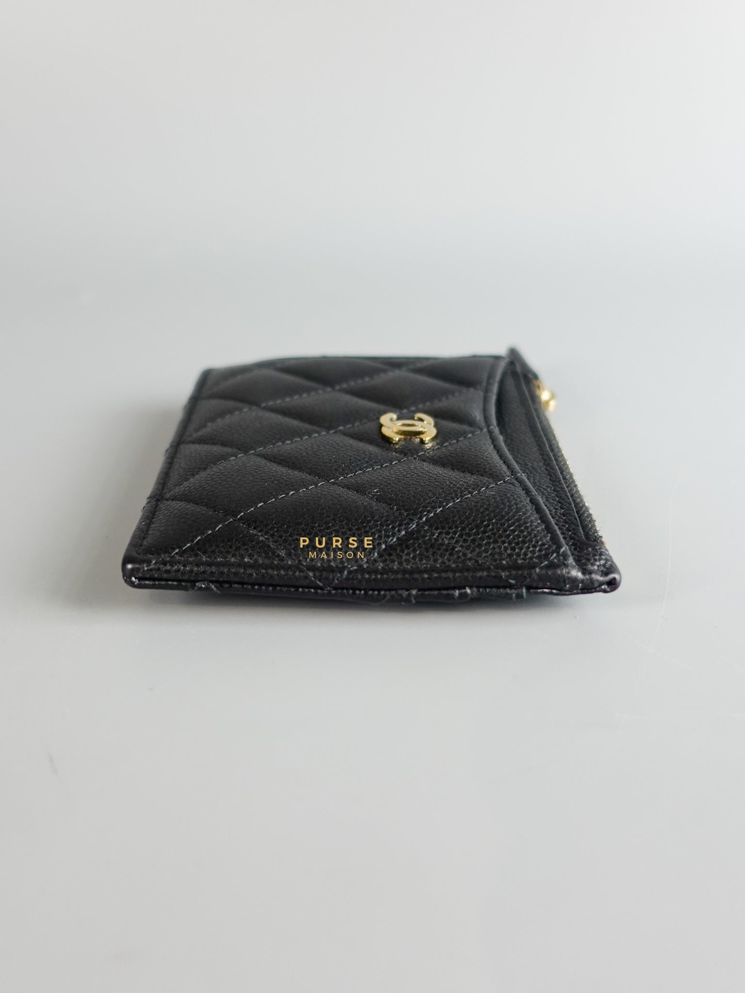 Classic Zipper Cardholder in Gold Hardware Series 31 | Purse Maison Luxury Bags Shop