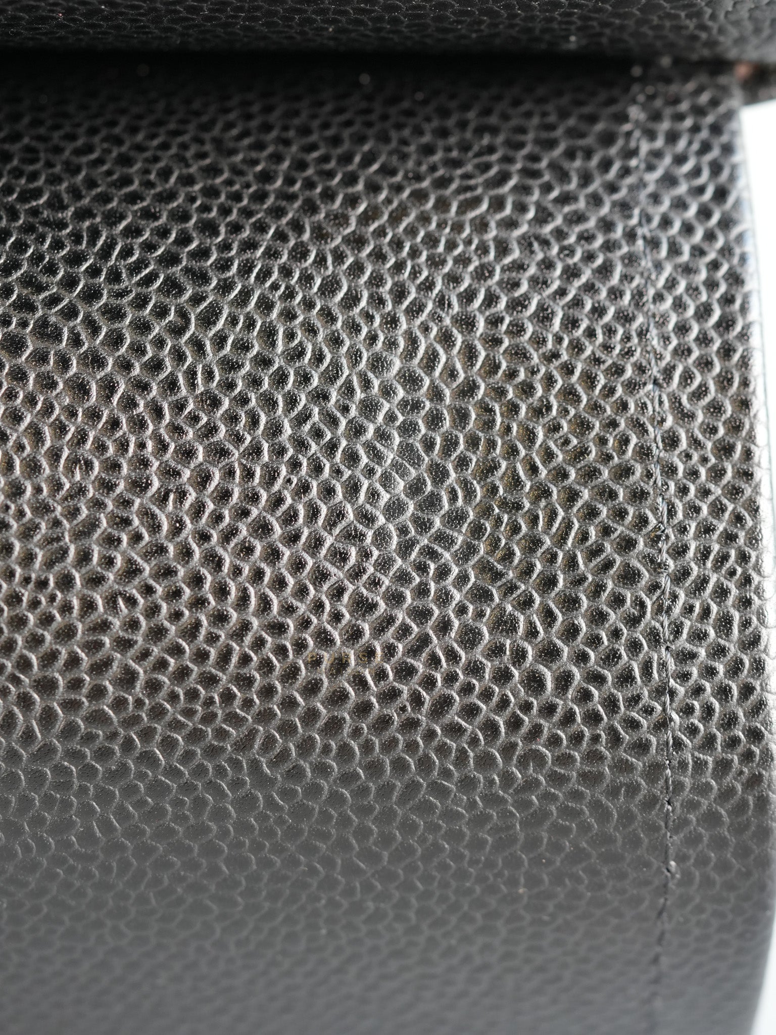 Classis Double Flap Jumbo in Black Caviar Leather Gold Hardware(Series 19) | Purse Maison Luxury Bags Shop