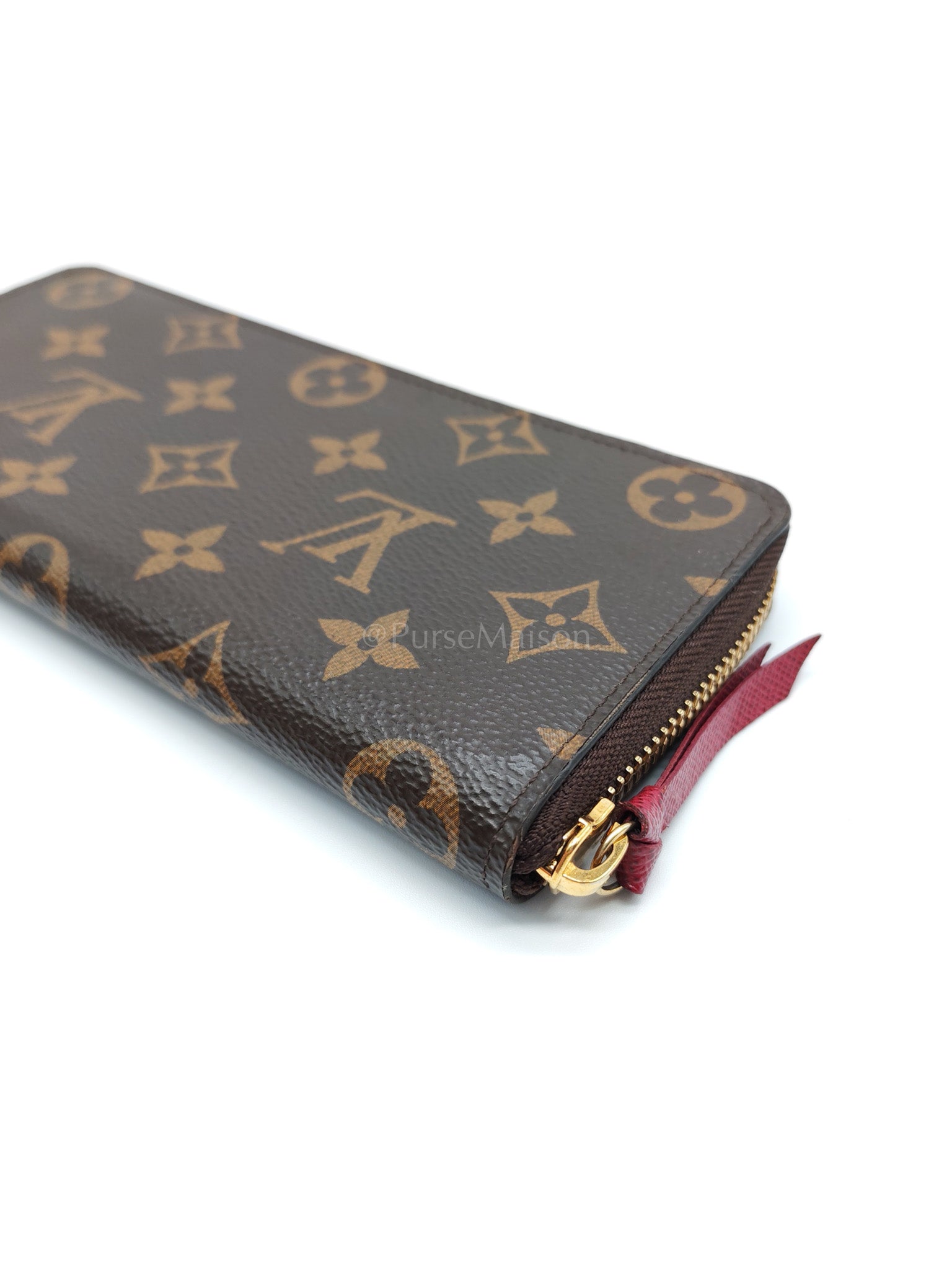 Clemence in Monogram Canvas Zippy Long Wallet (Microchip) | Purse Maison Luxury Bags Shop