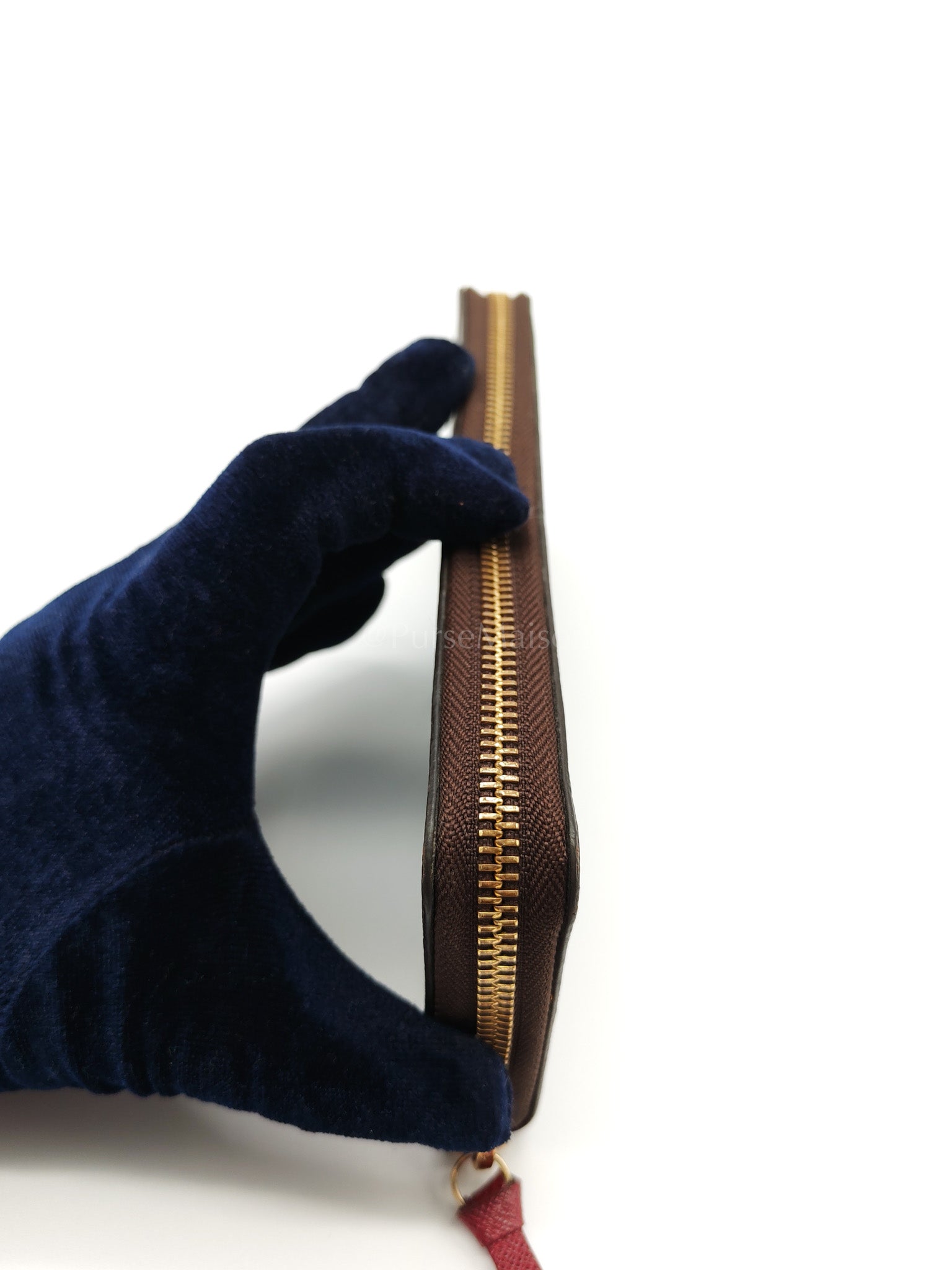 Clemence in Monogram Canvas Zippy Long Wallet (Microchip) | Purse Maison Luxury Bags Shop