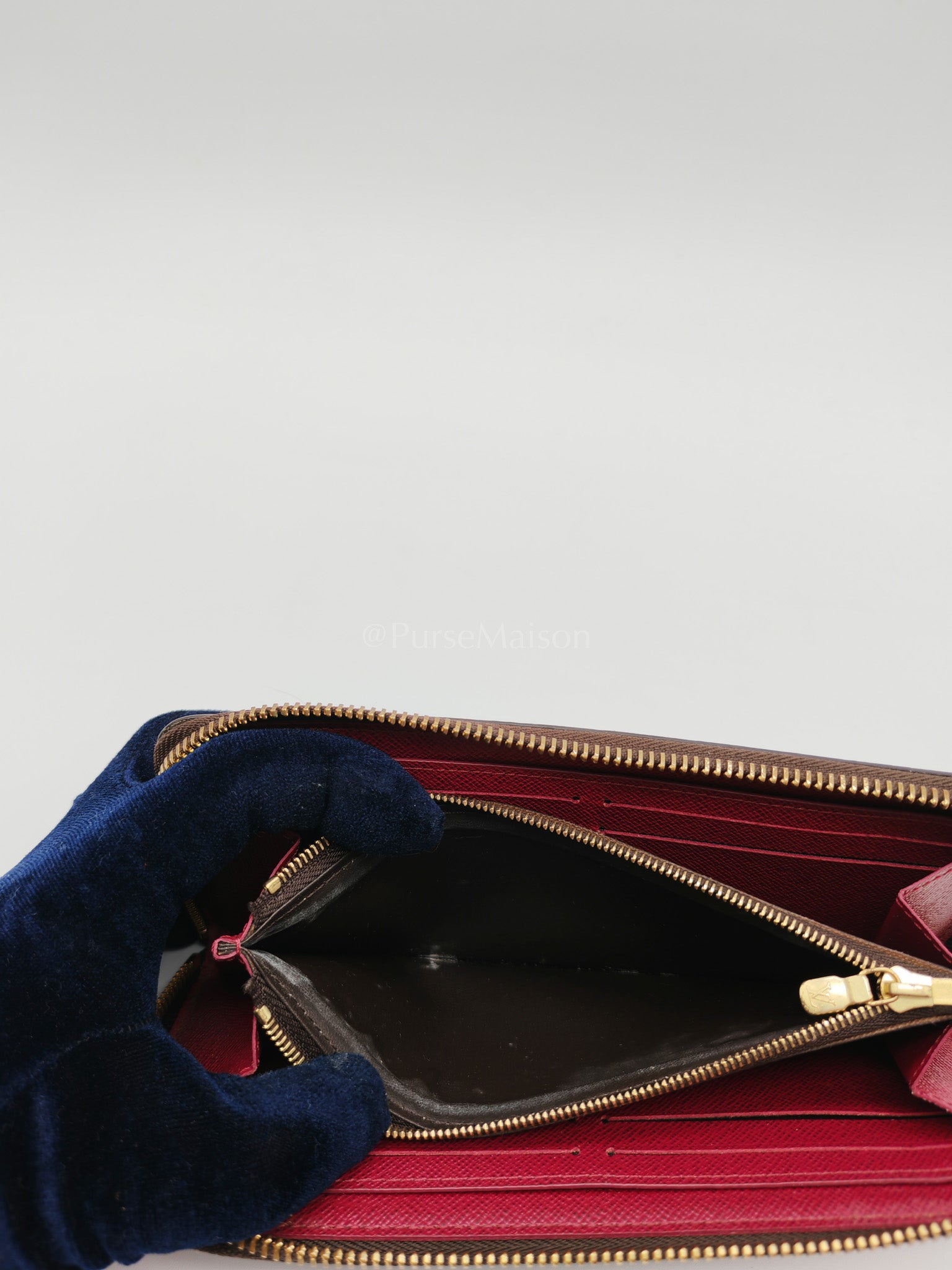 Clemence in Monogram Canvas Zippy Long Wallet (Microchip) | Purse Maison Luxury Bags Shop