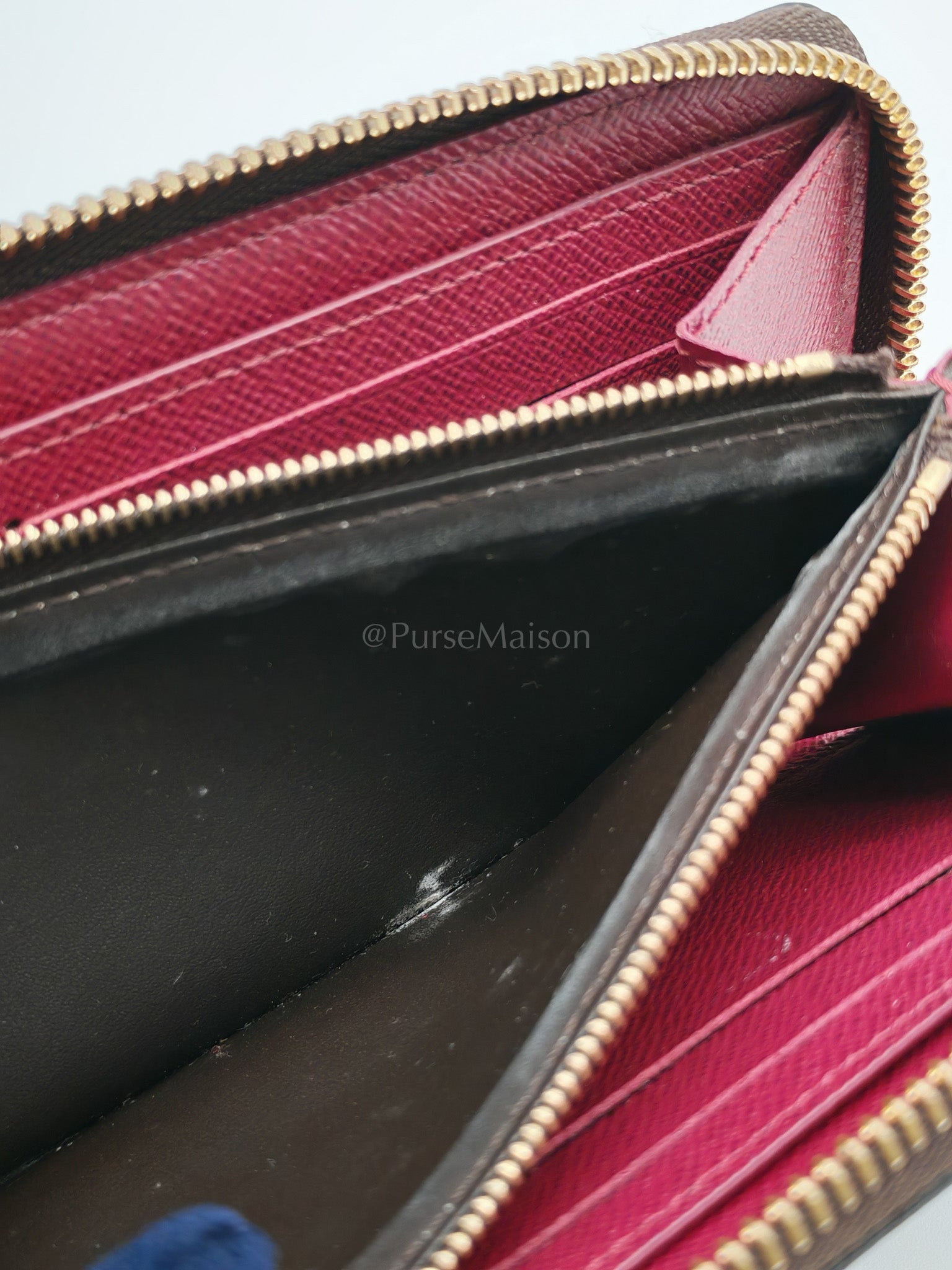 Clemence in Monogram Canvas Zippy Long Wallet (Microchip) | Purse Maison Luxury Bags Shop